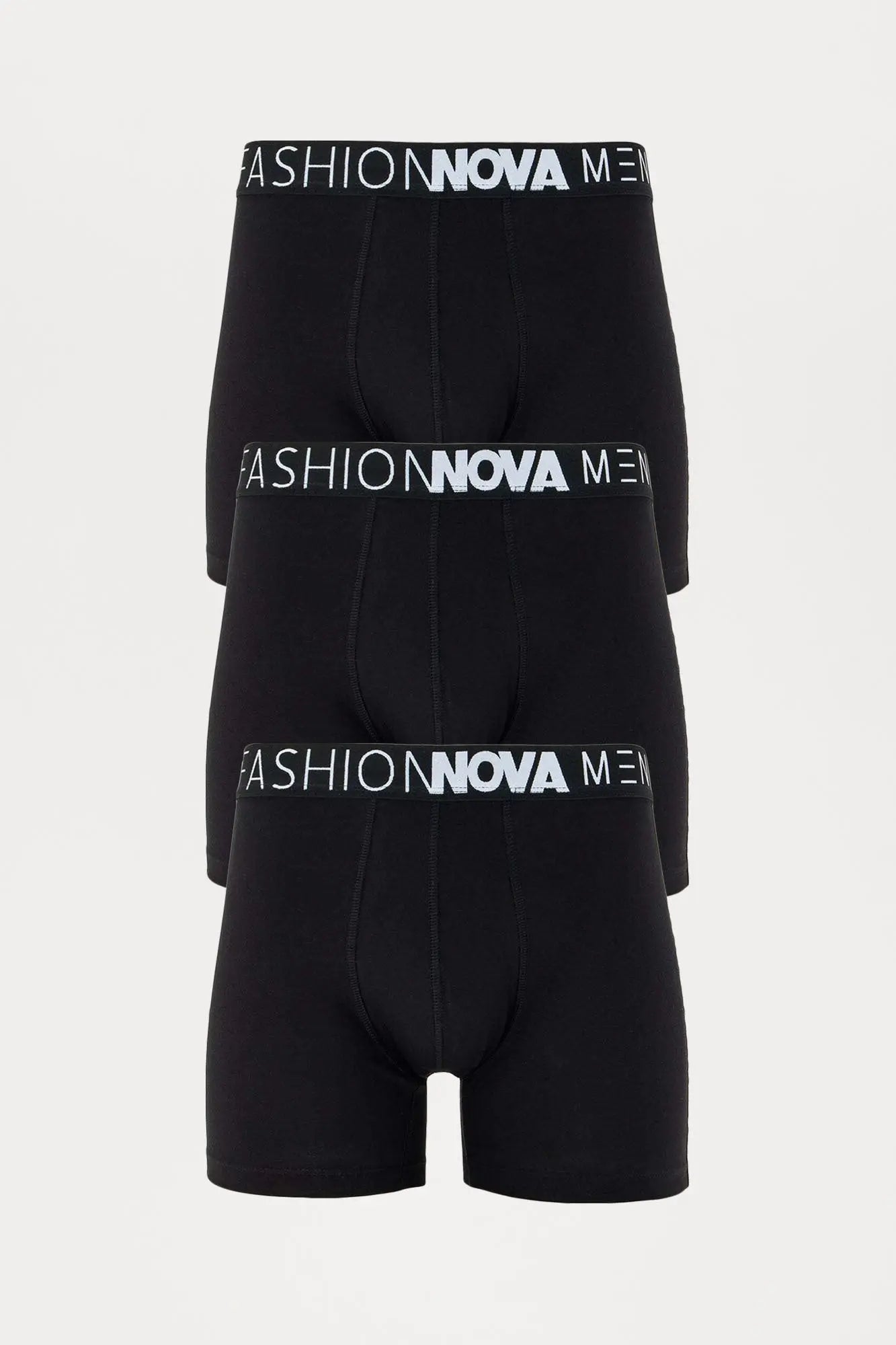 FN Boxer Brief 3 Pack - Black Fashion Nova