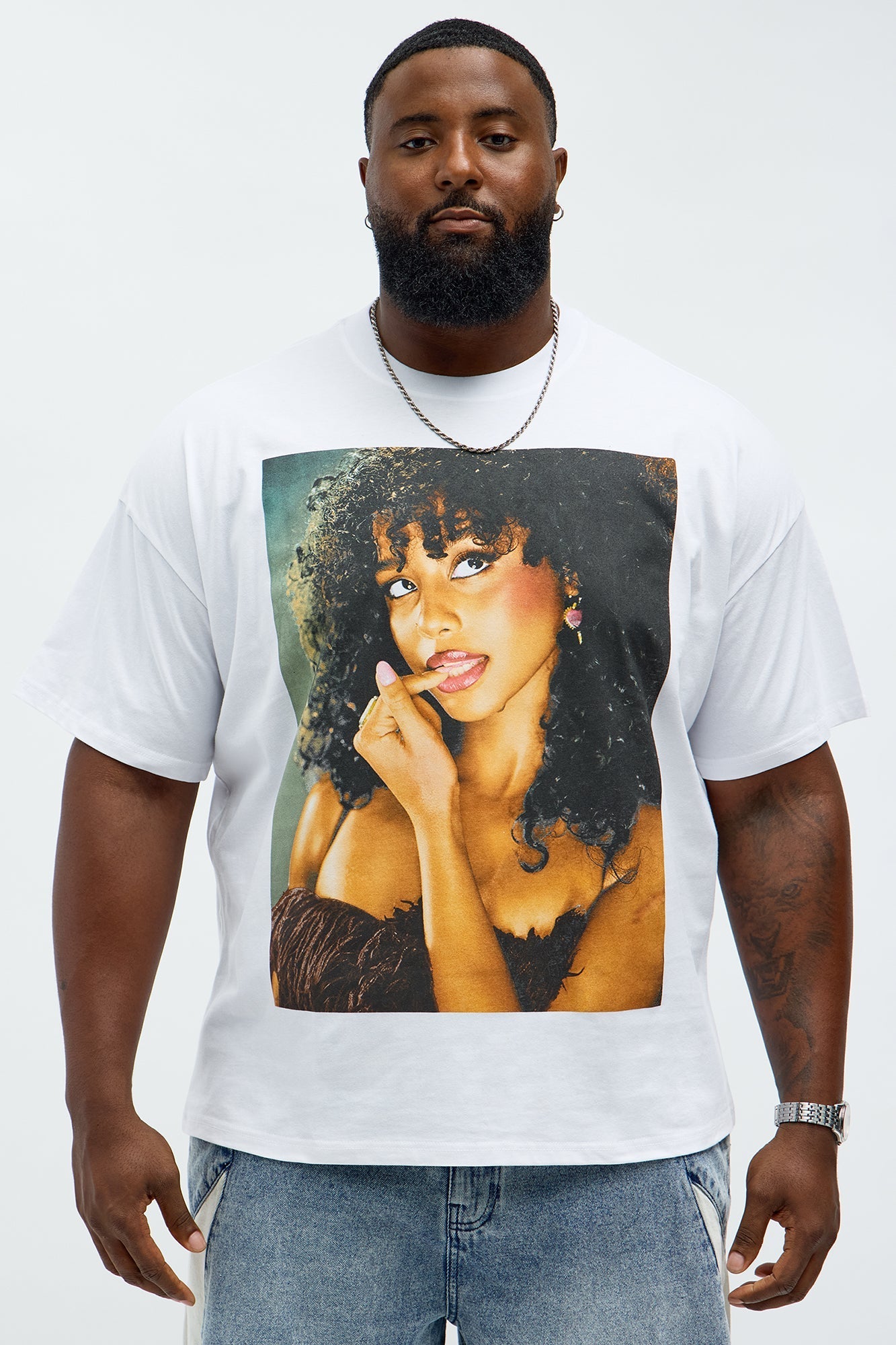 Tyla Truth Or Dare Oversized Short Sleeve Tee - White Fashion Nova