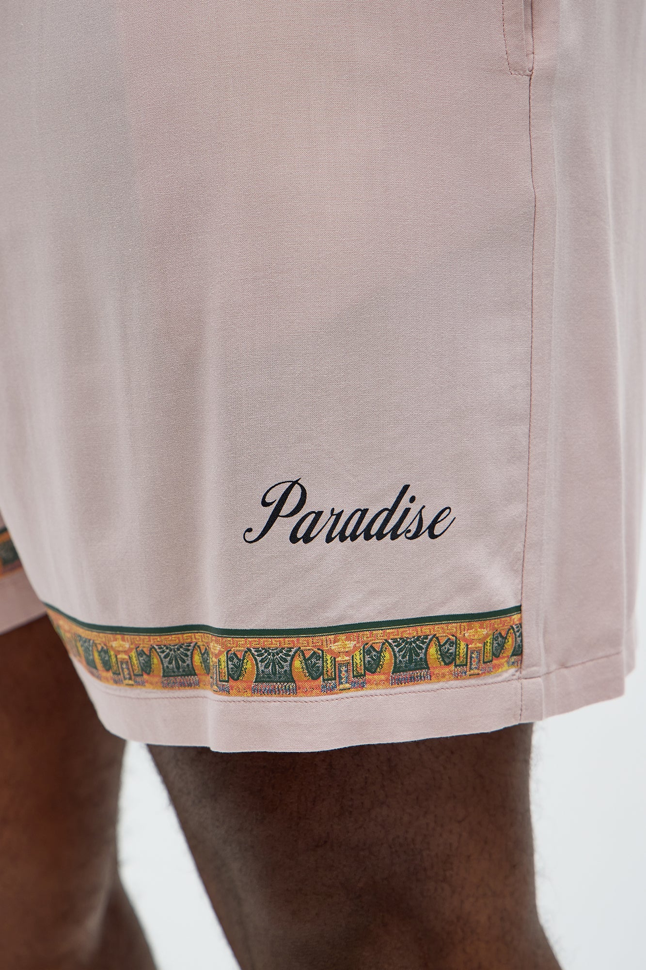 Paradise Set Relaxed Drawstring Short - Pink Fashion Nova