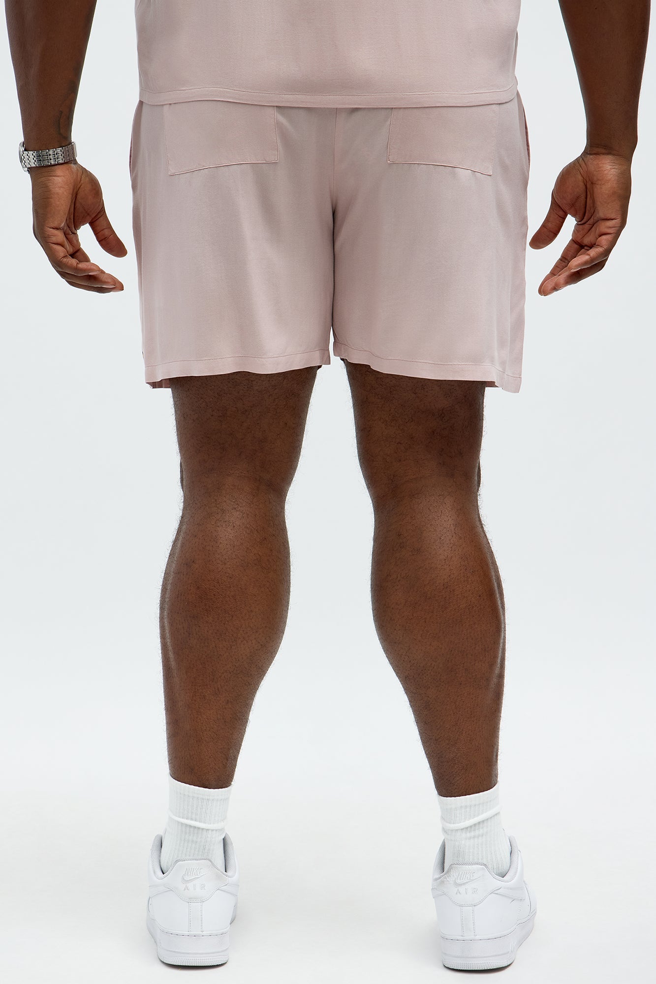 Paradise Set Relaxed Drawstring Short - Pink Fashion Nova