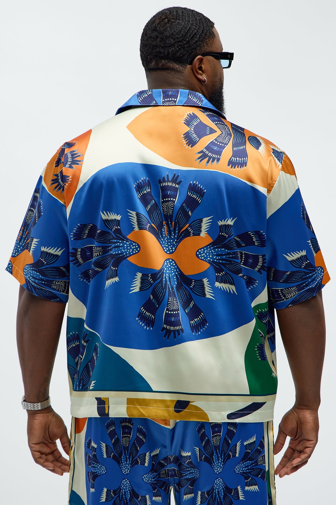Relaxed Sea Vibe Cuban Collar Button Up Shirt - Multi Color Fashion Nova