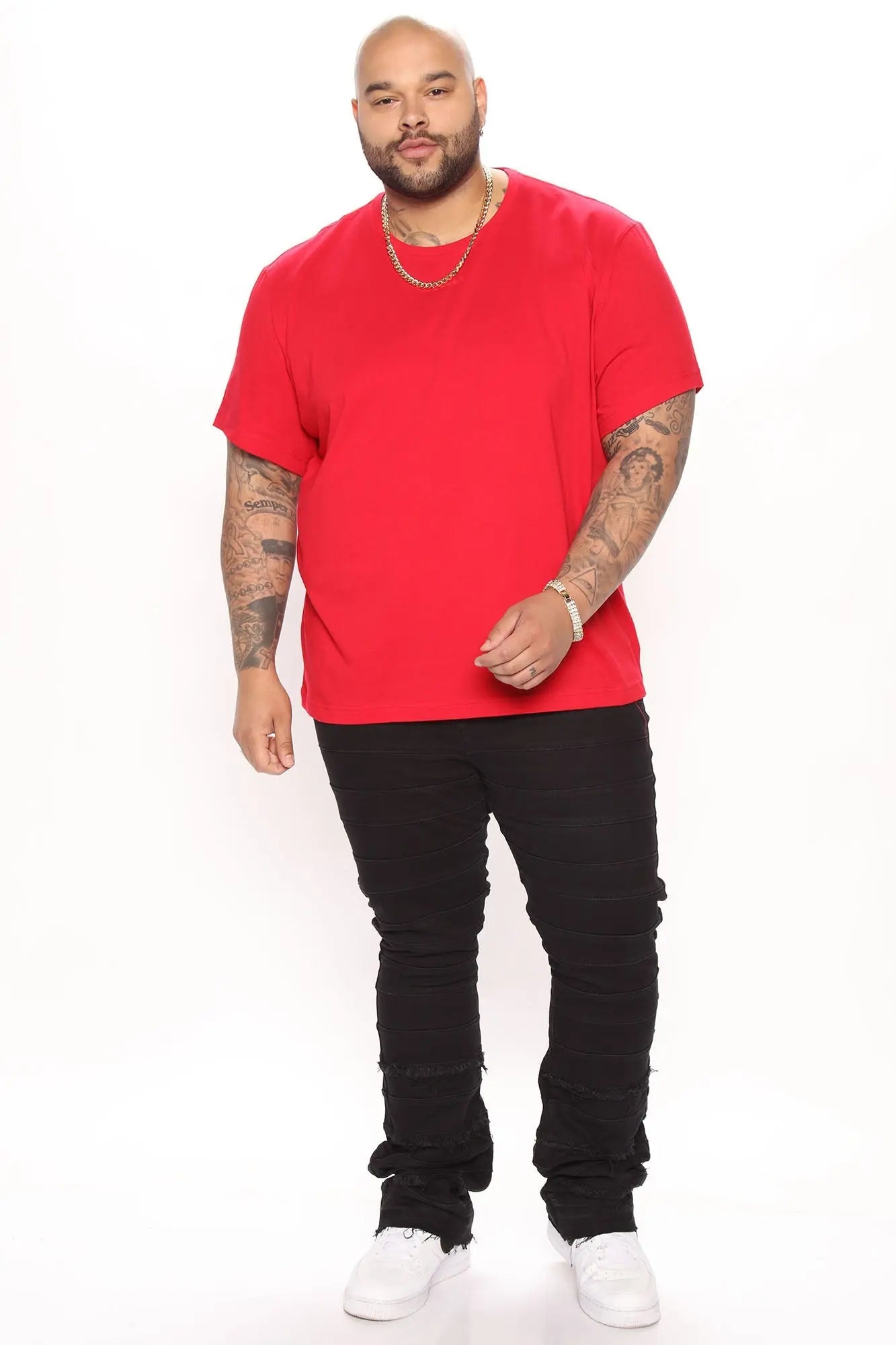 Classic Lightweight Tee - Red Fashion Nova