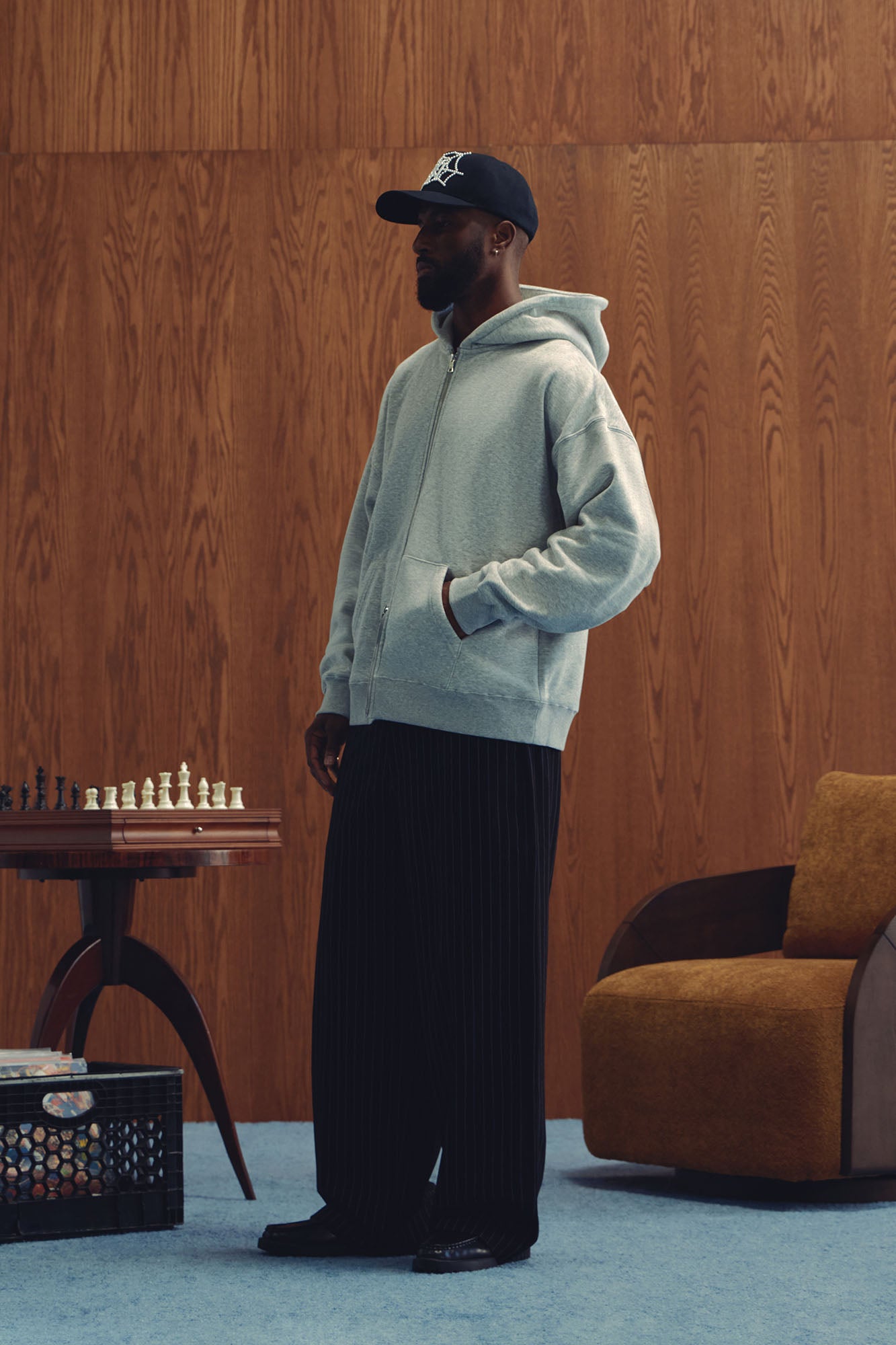 Tyson Oversized Heavyweight Zip Up - Heather Grey Fashion Nova