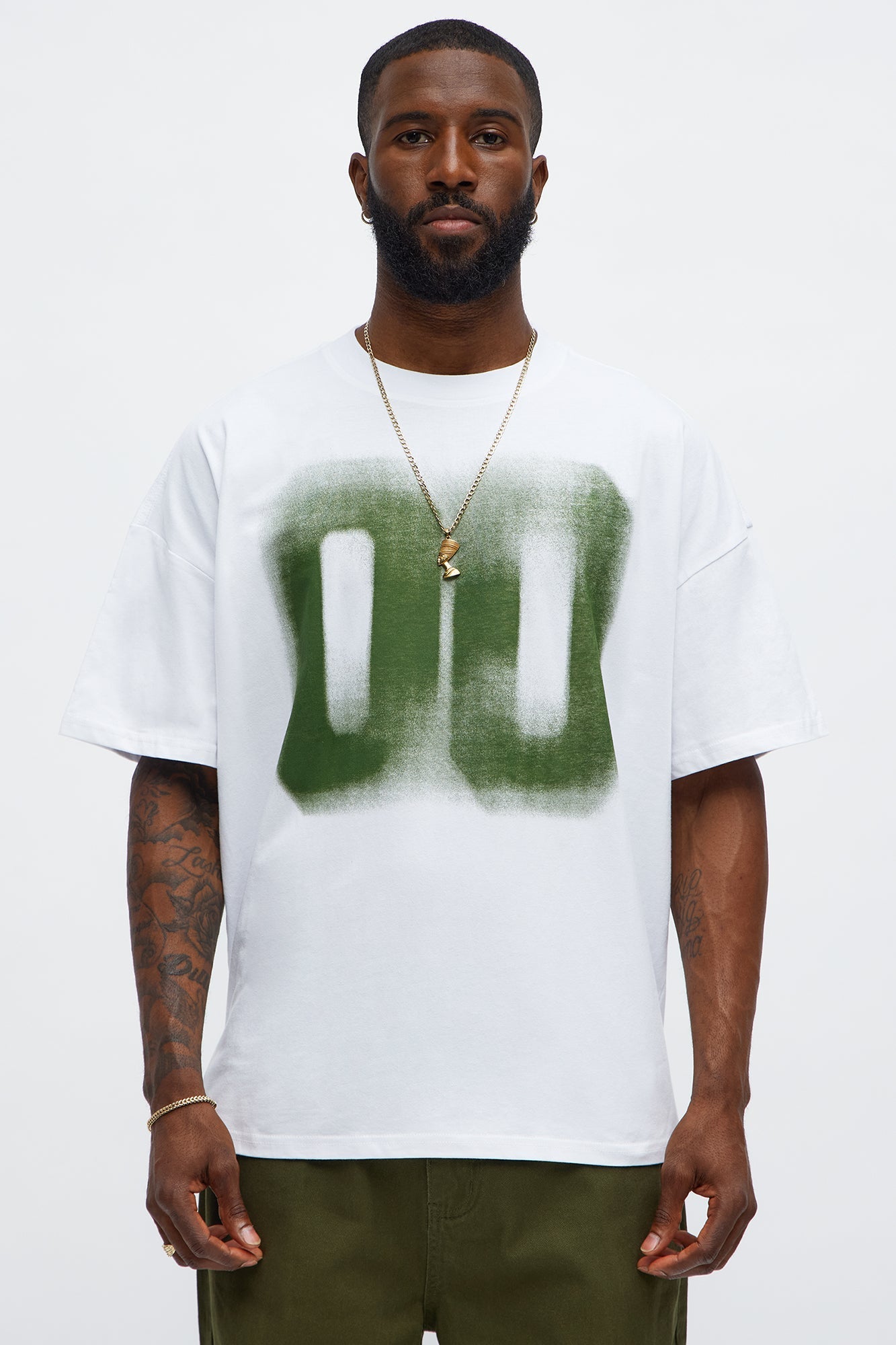 New Beginnings 00 Oversized Short Sleeve Tee - White Fashion Nova