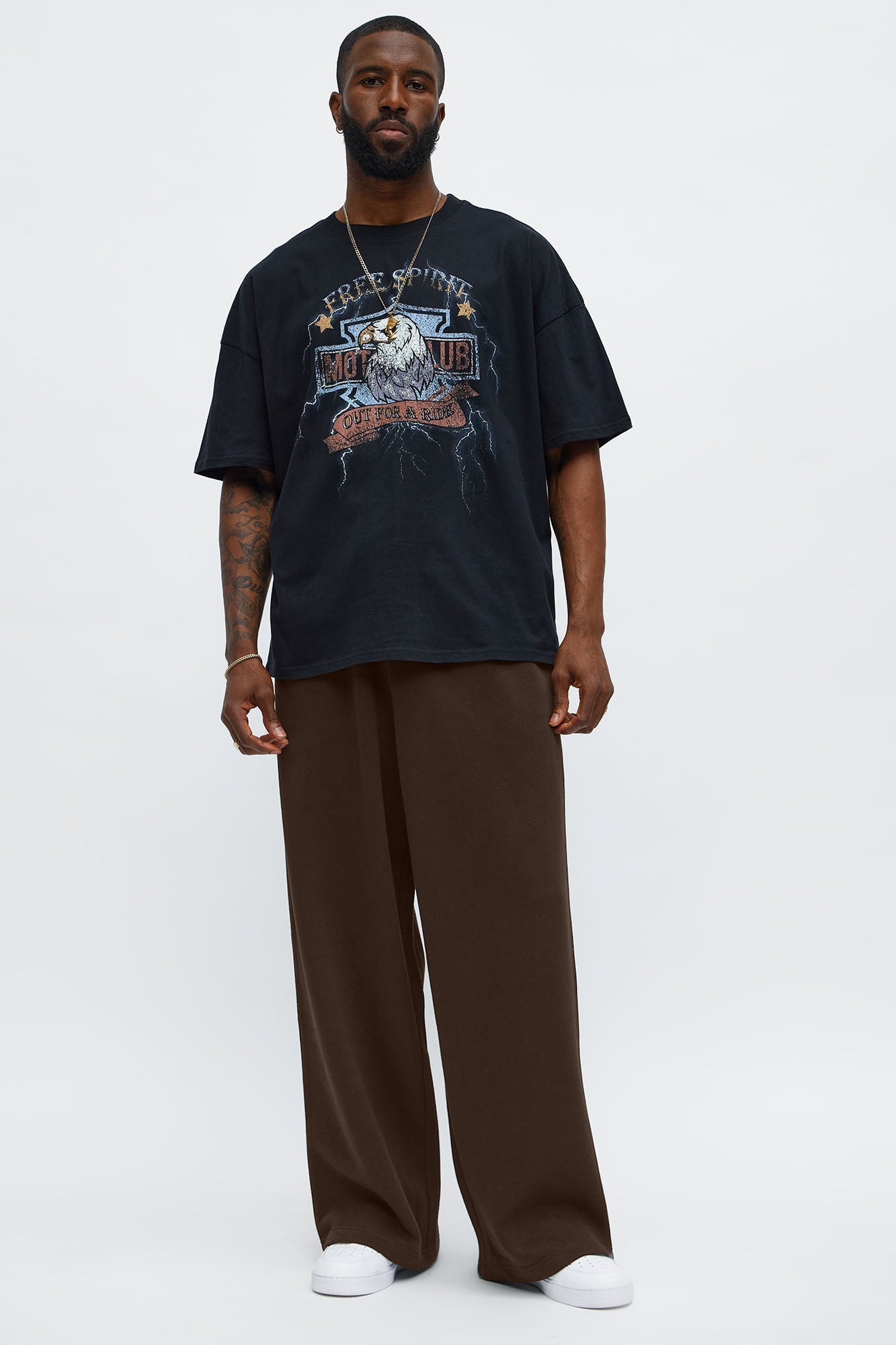 Tyson Baggy Pants - Brown Fashion Nova