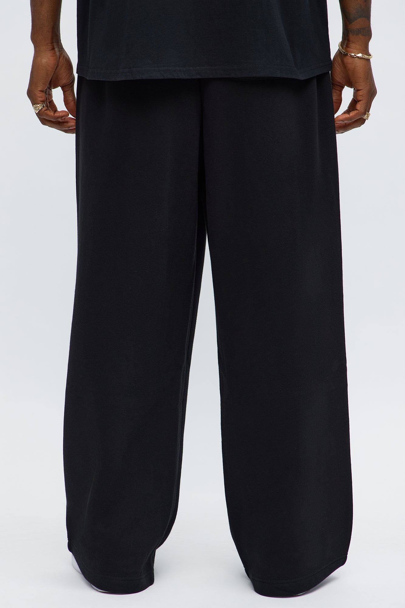 Tyson Baggy Pants - Black Fashion Nova
