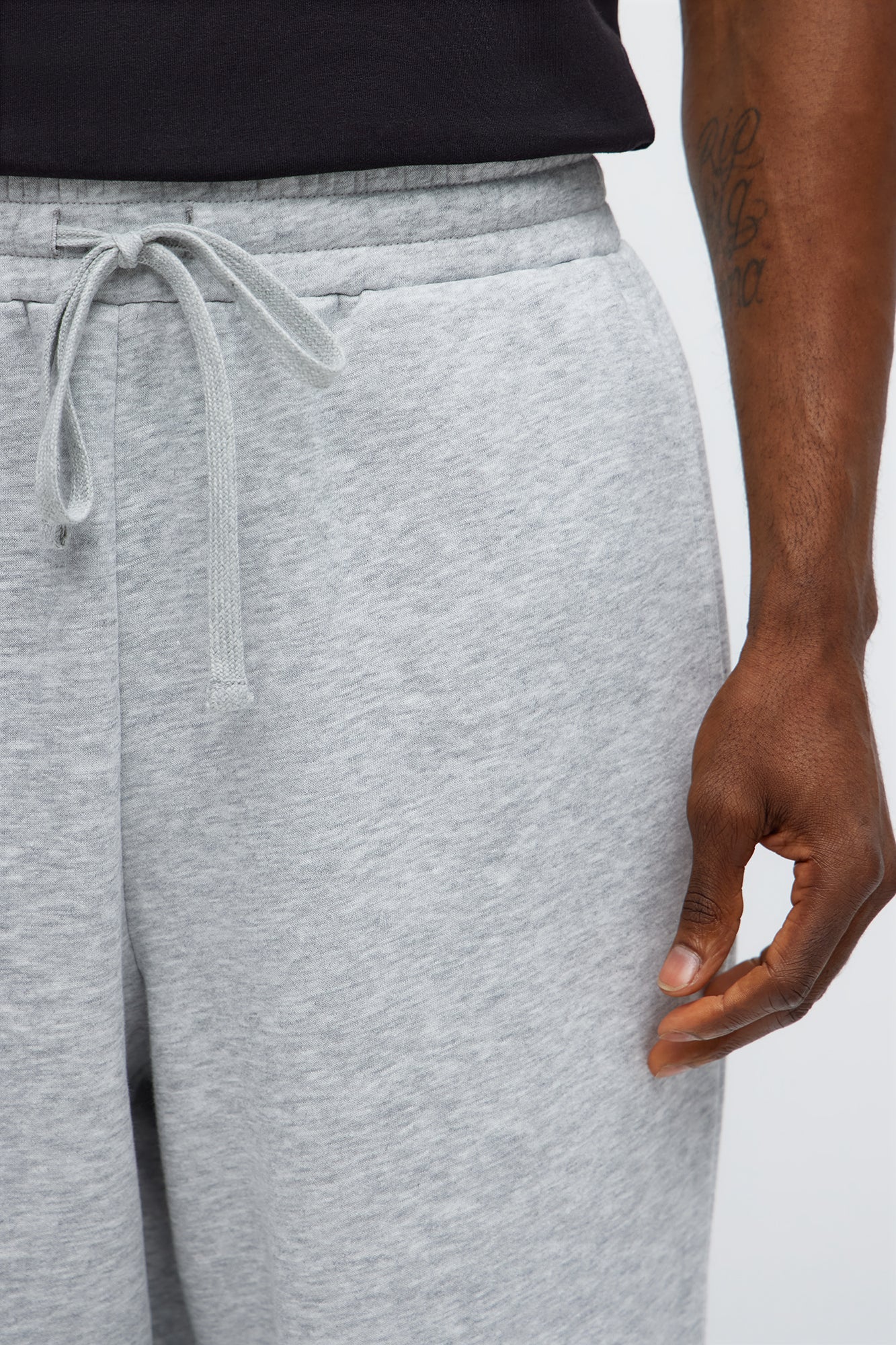Tyson Baggy Pants - Heather Grey Fashion Nova