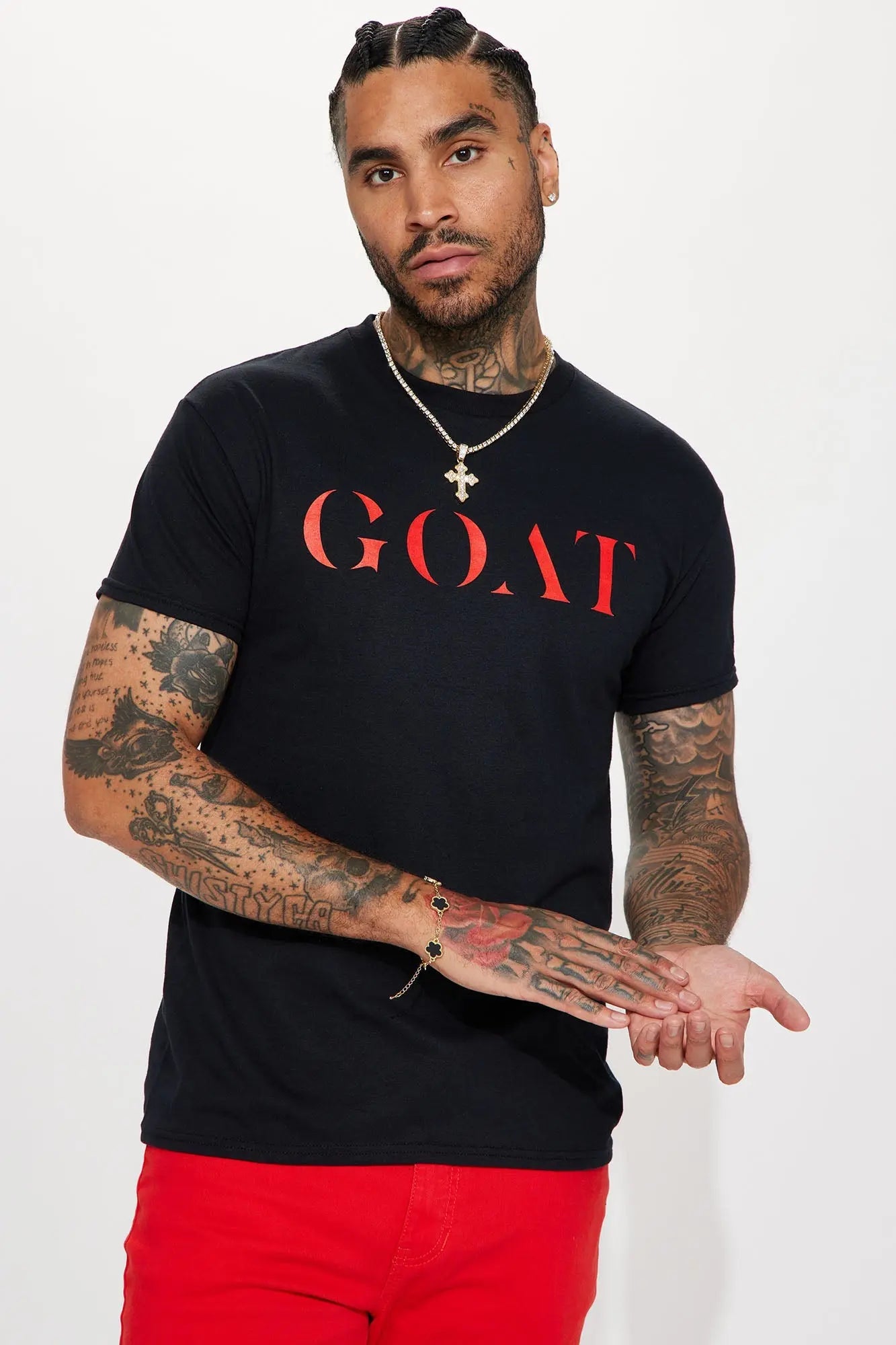 The GOAT Short Sleeve Tee - Black Fashion Nova