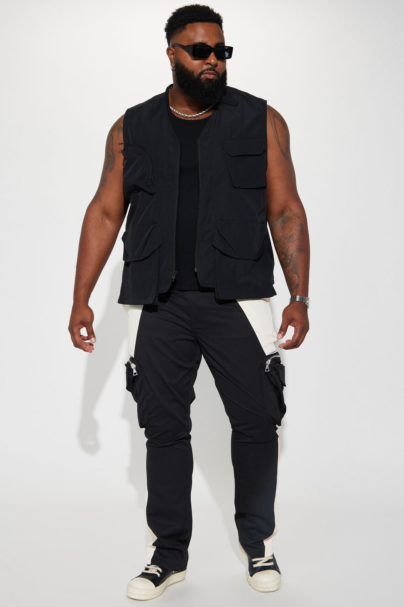 Hard To Miss Ripstop Tactical Cargo Vest - Black Fashion Nova
