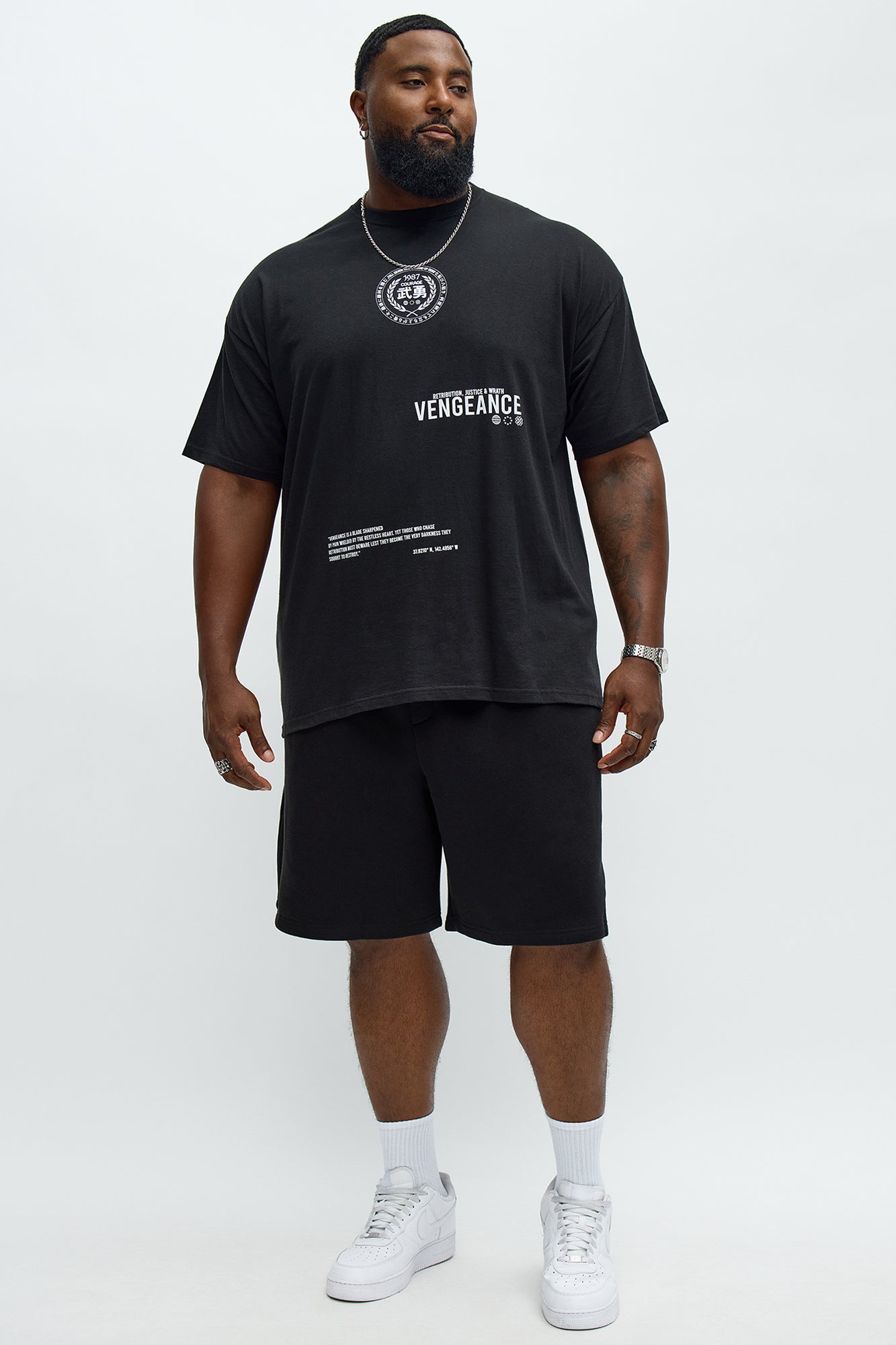 Tyson Loose Fit Shorts - Black Fashion Nova