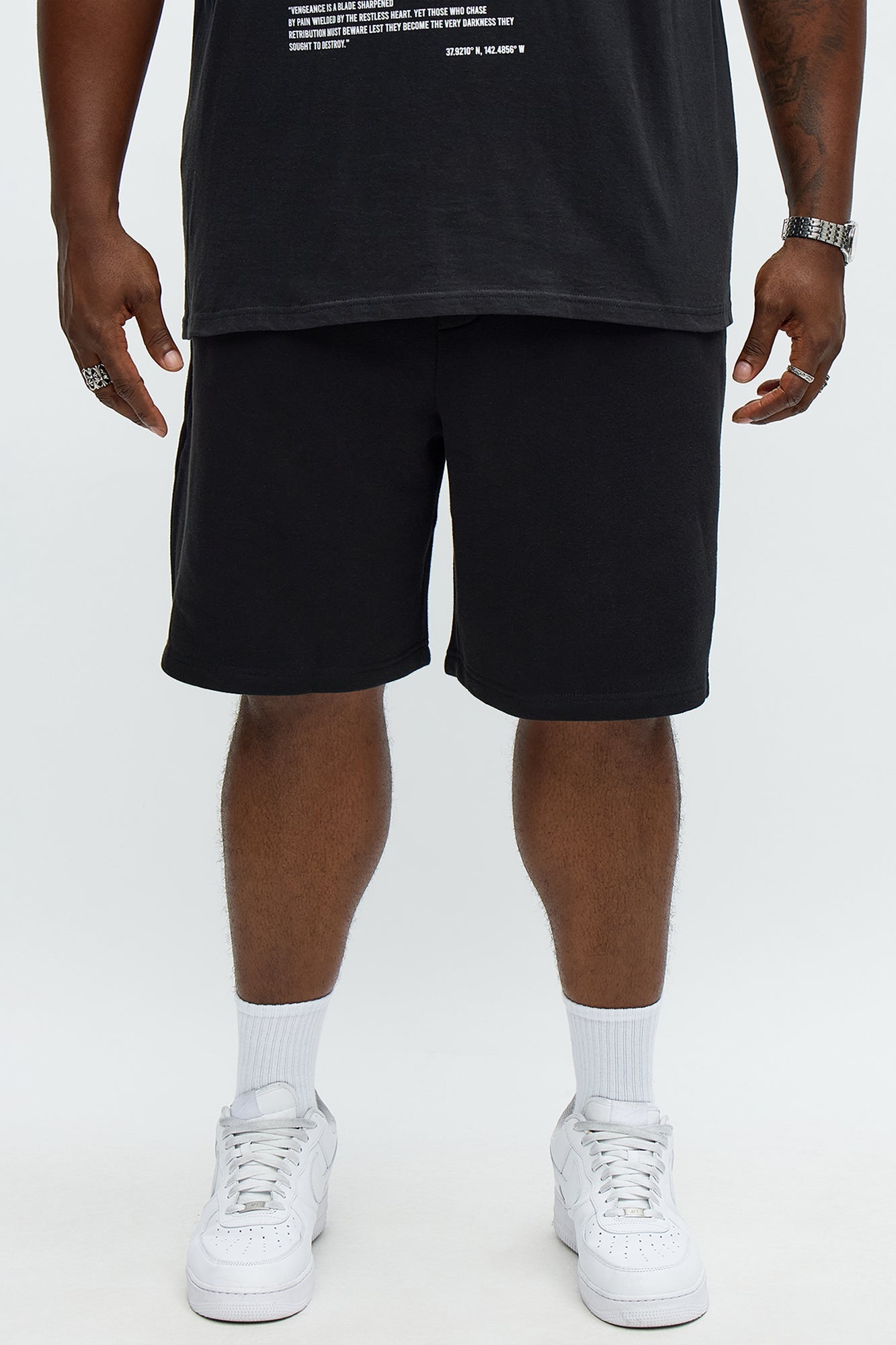 Tyson Loose Fit Shorts - Black Fashion Nova