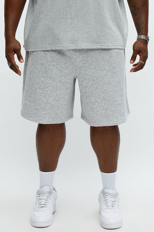 Tyson Loose Fit Shorts - Heather Grey Fashion Nova