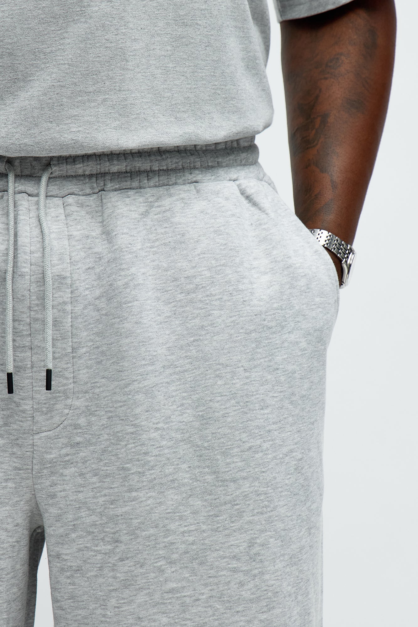 Tyson Loose Fit Shorts - Heather Grey Fashion Nova
