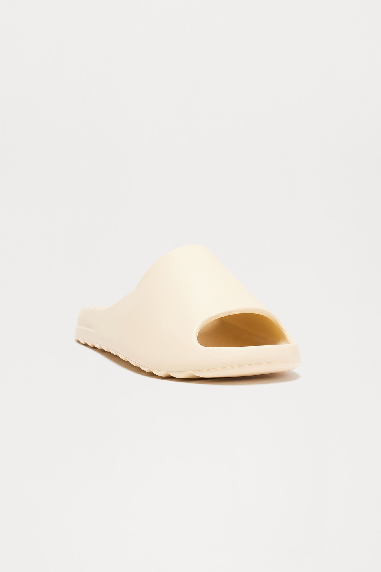 Day To Day Slip On Slides - Cream Fashion Nova