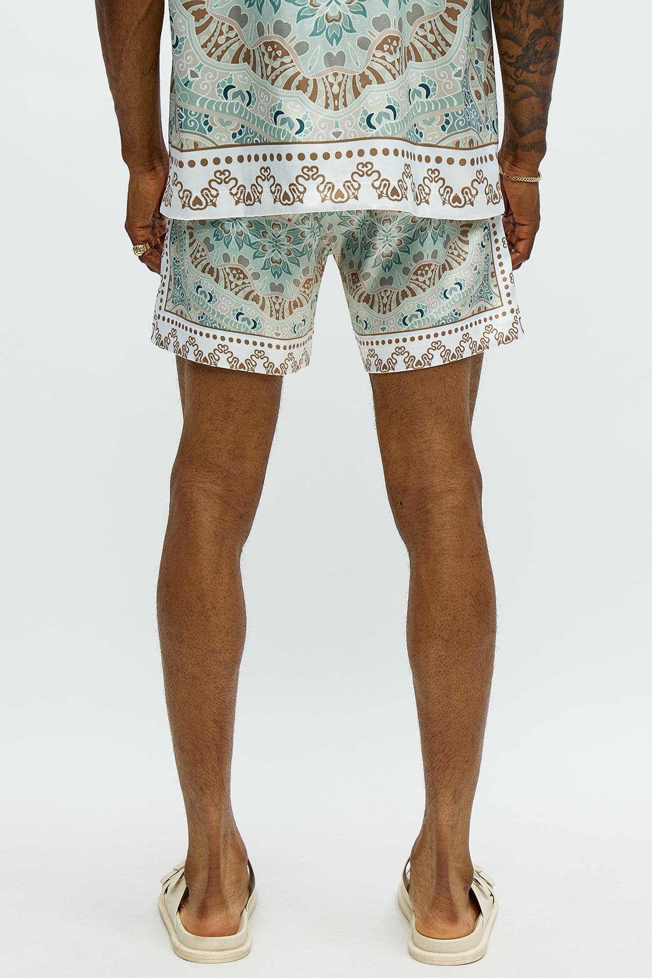 Green Love Short - Sage/combo Fashion Nova
