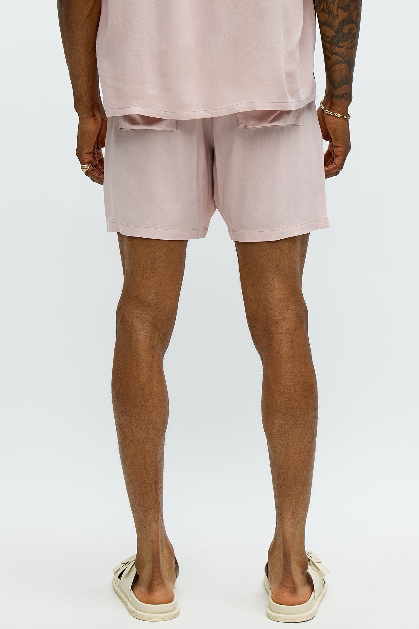 Paradise Set Relaxed Drawstring Short - Pink Fashion Nova