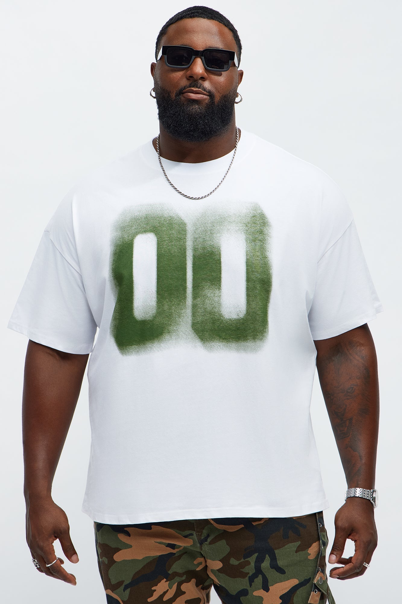 New Beginnings 00 Oversized Short Sleeve Tee - White Fashion Nova