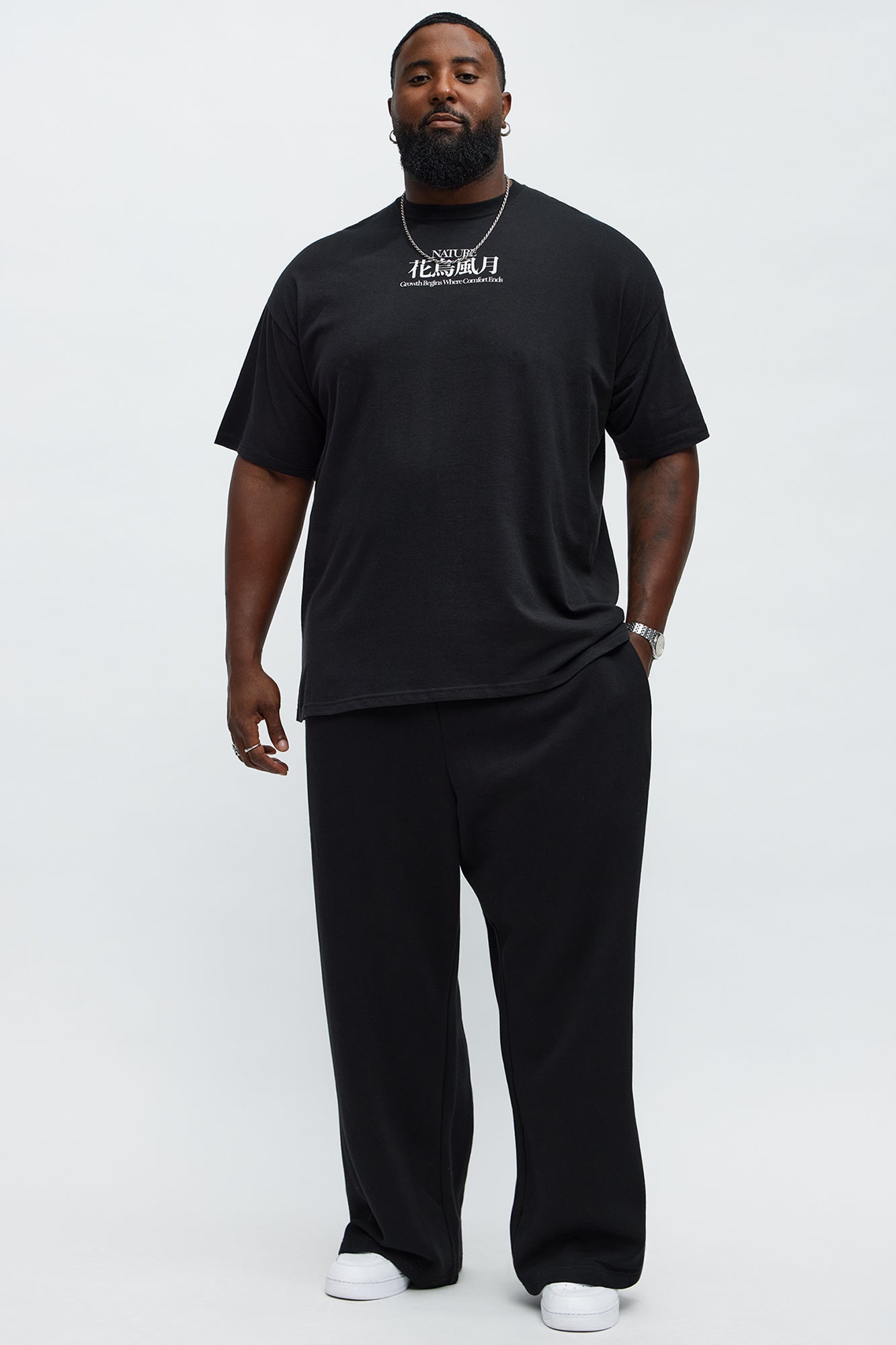 Tyson Baggy Pants - Black Fashion Nova