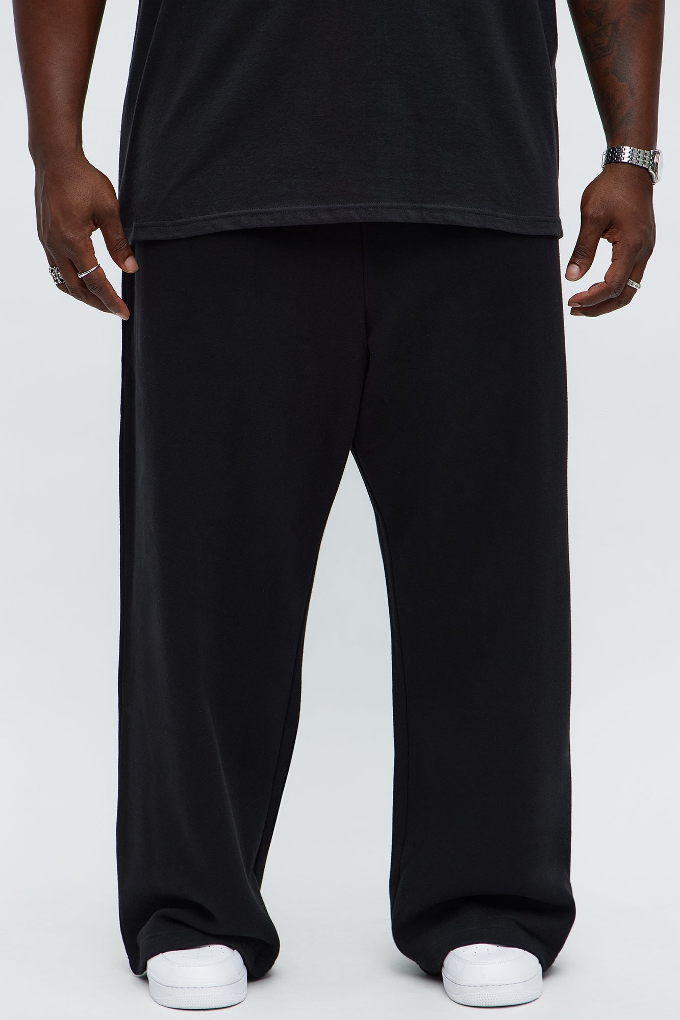 Tyson Baggy Pants - Black Fashion Nova