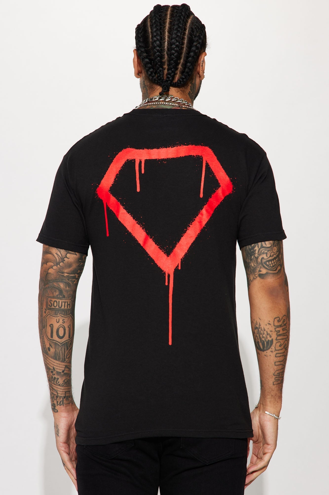 Diamond Goat Short Sleeve Tee - Black Fashion Nova