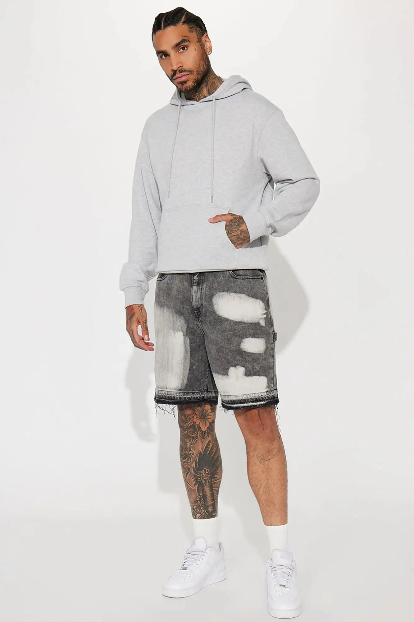 Tyson Hoodie - Heather Grey Fashion Nova