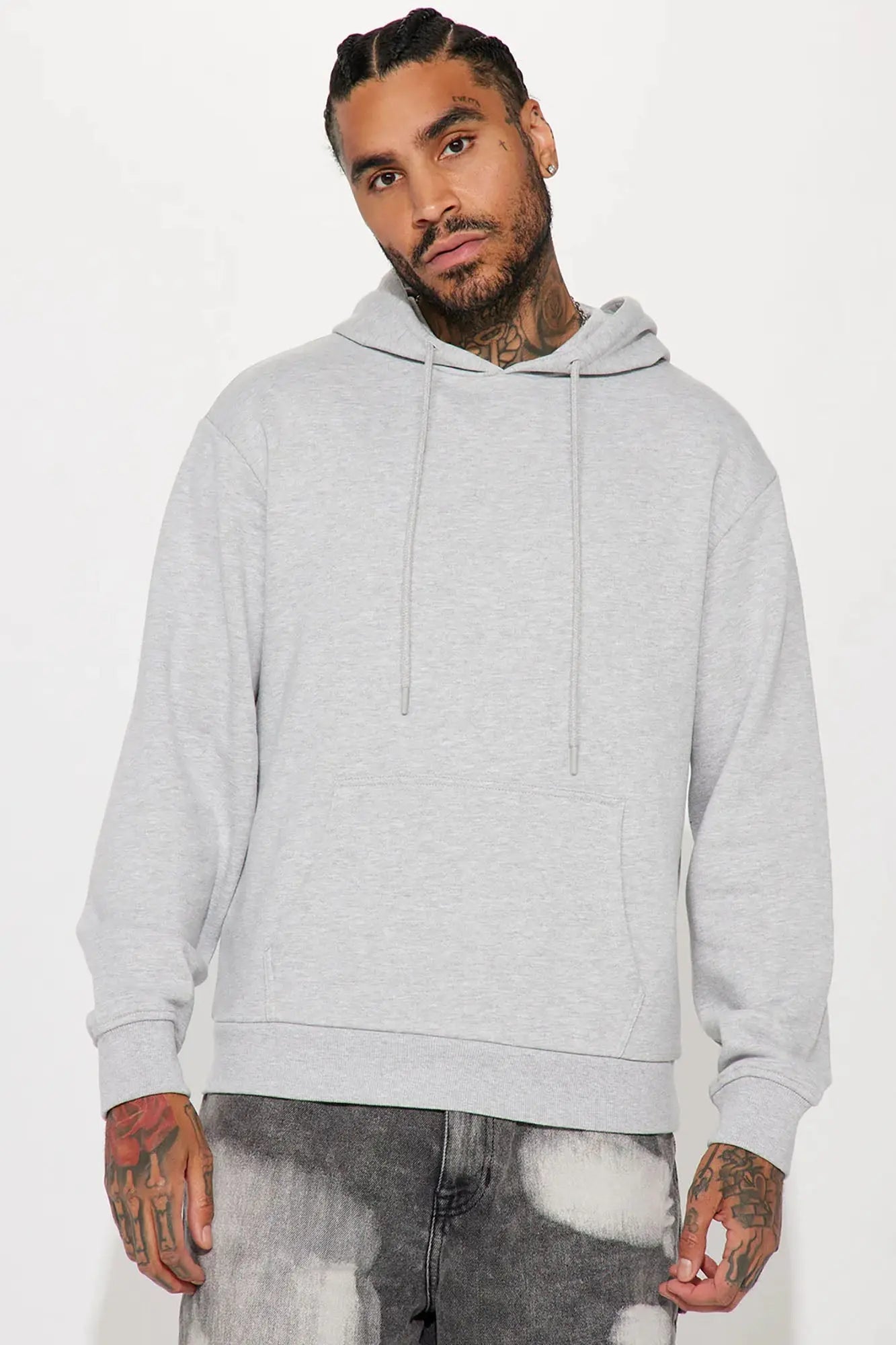 Tyson Hoodie - Heather Grey Fashion Nova