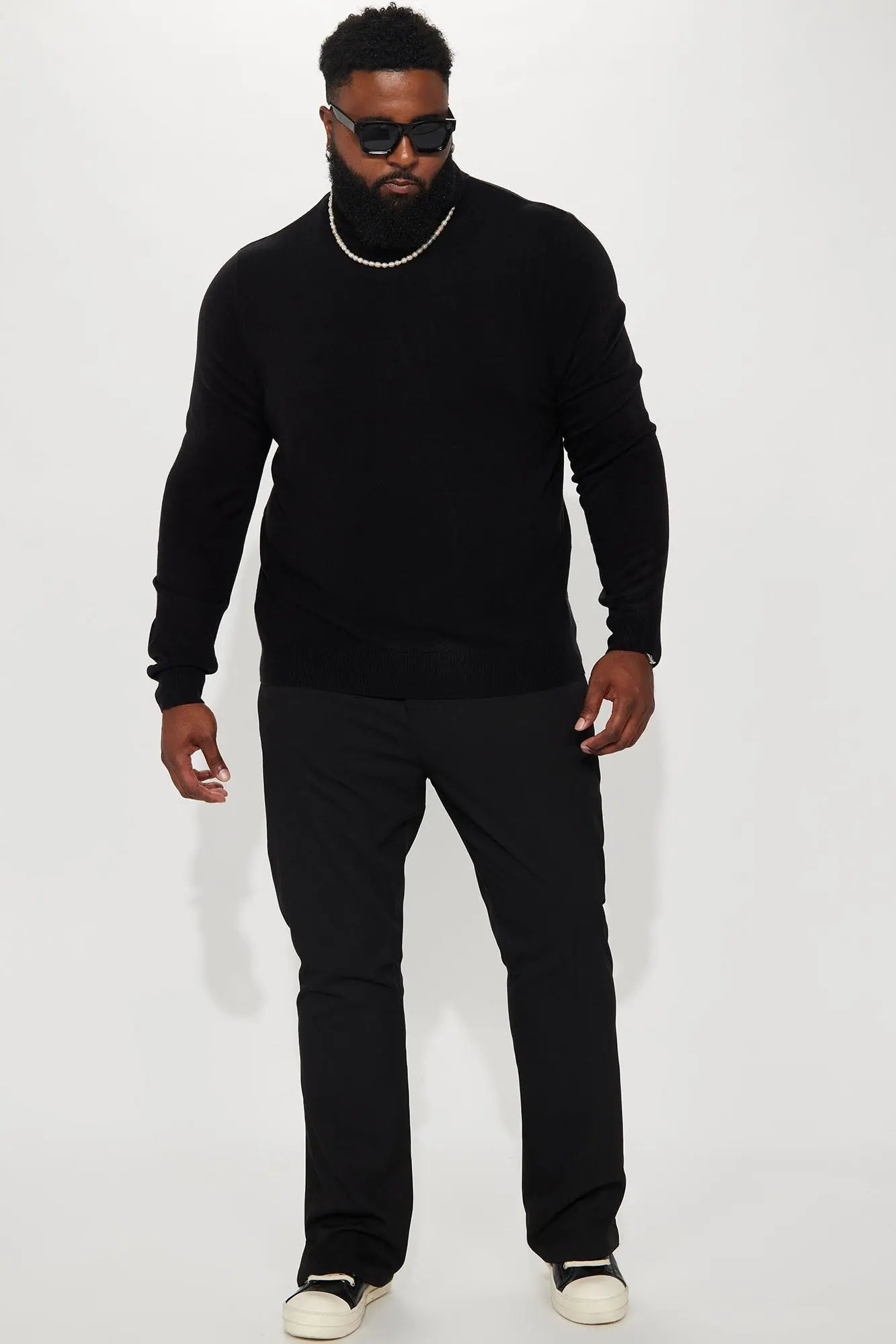 DeAngelo Turtleneck Sweater - Black Fashion Nova