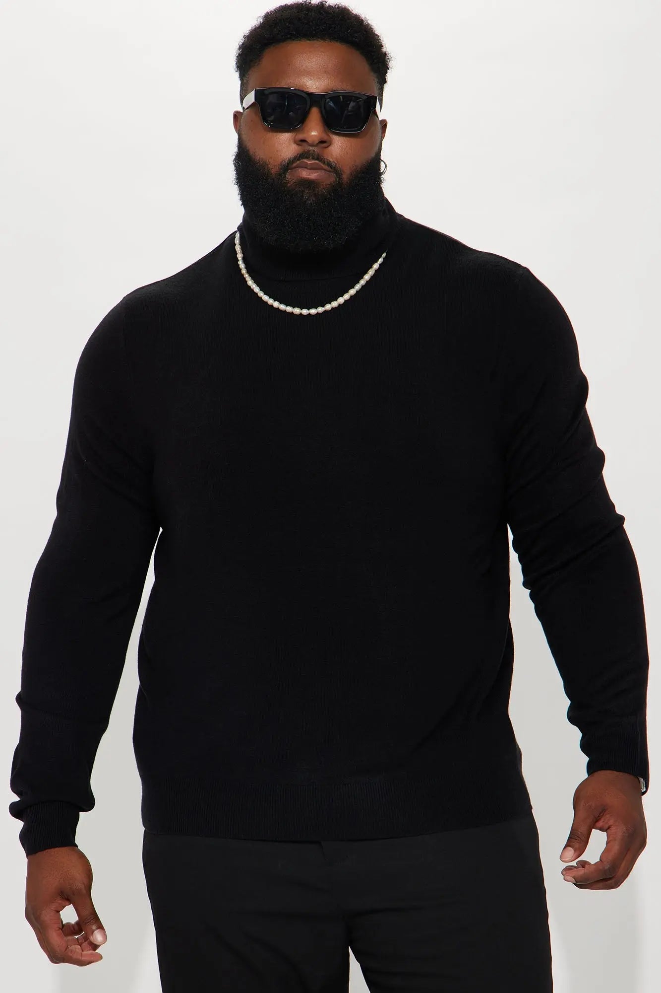 DeAngelo Turtleneck Sweater - Black Fashion Nova