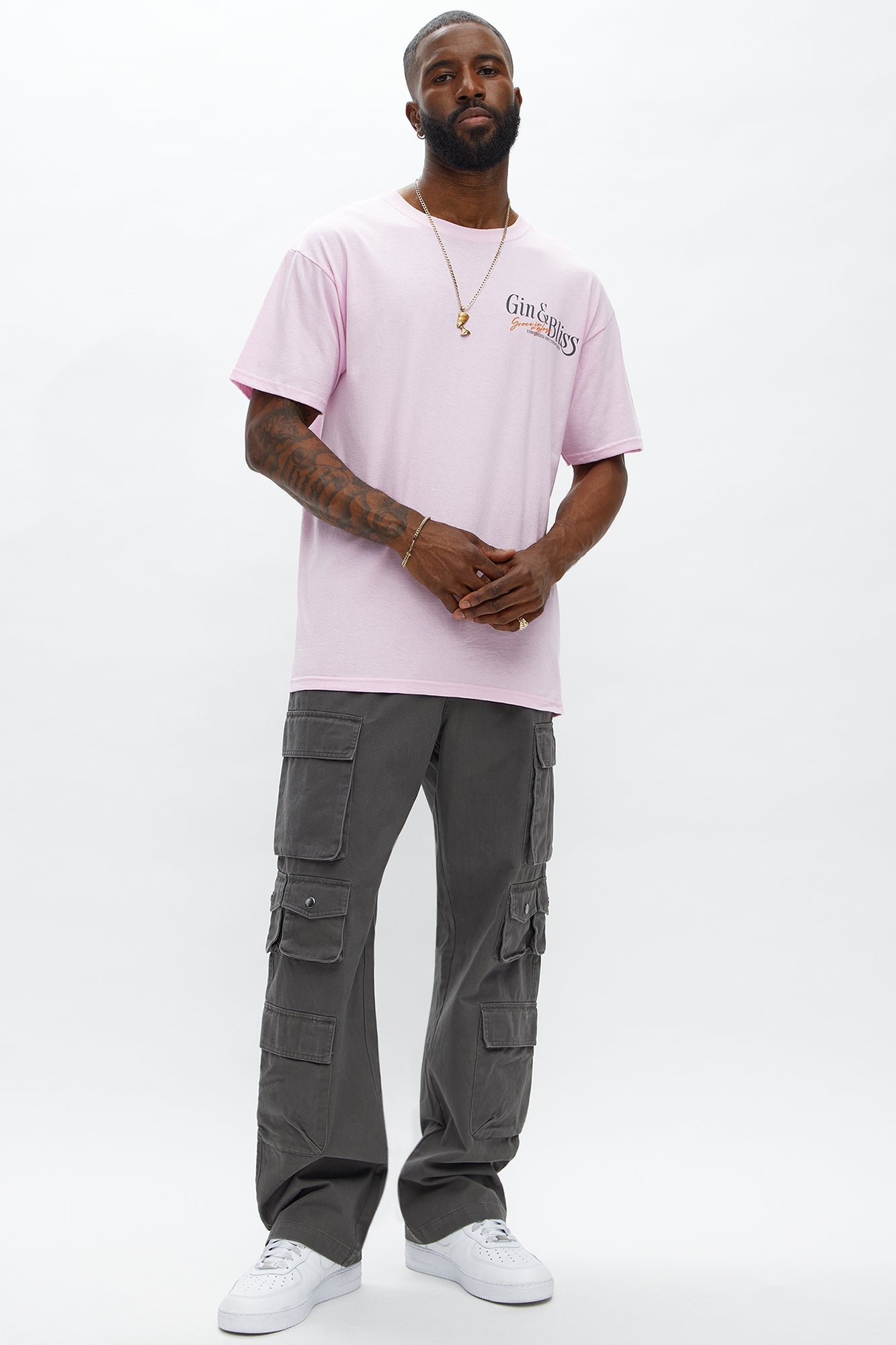 Straight Void Runner Cargo Pants - Charcoal Fashion Nova