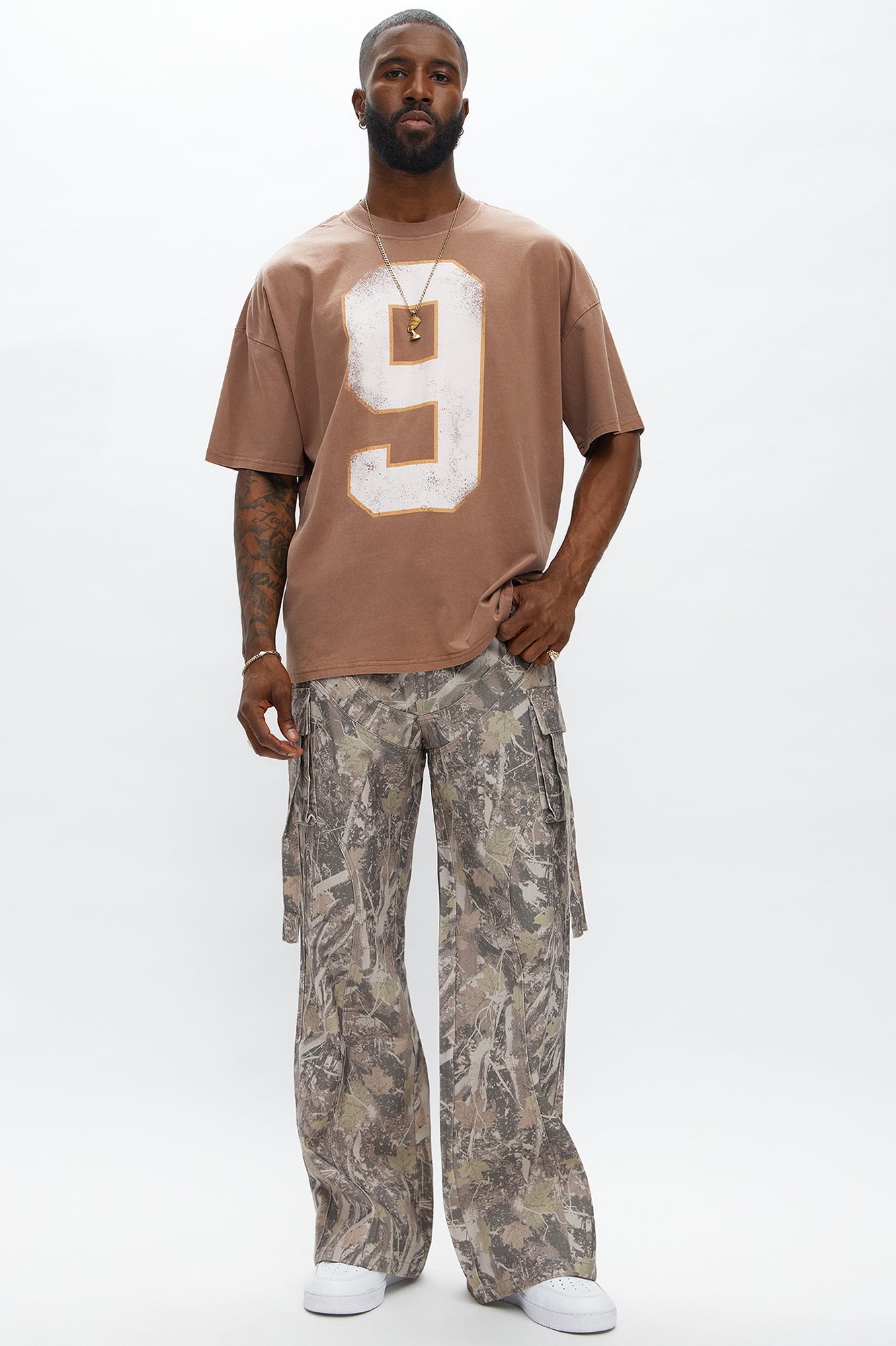 Put Me On Coach Oversized Short Sleeve Tee - Brown Fashion Nova