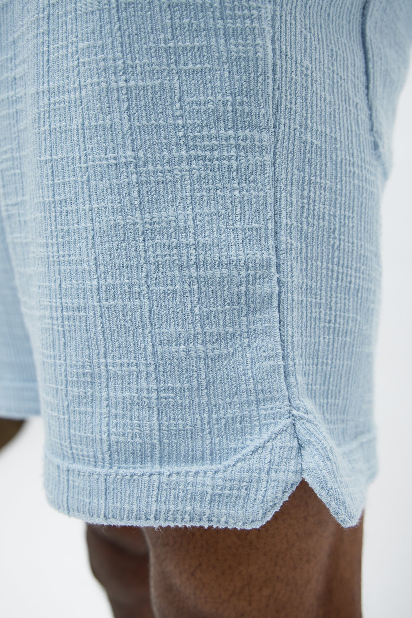 Dean Textured Short - Light Blue Fashion Nova