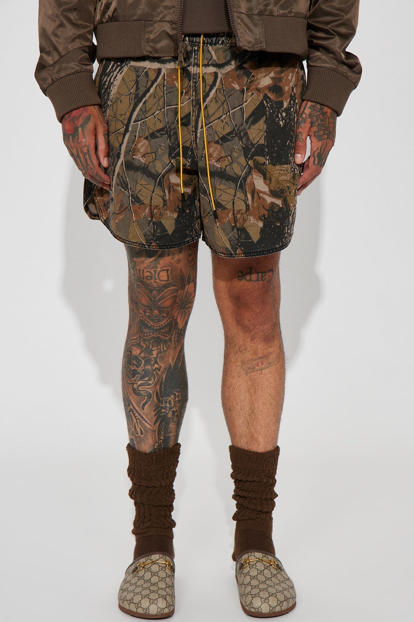 Huntsville Warmup Shorts - Camouflage Fashion Nova
