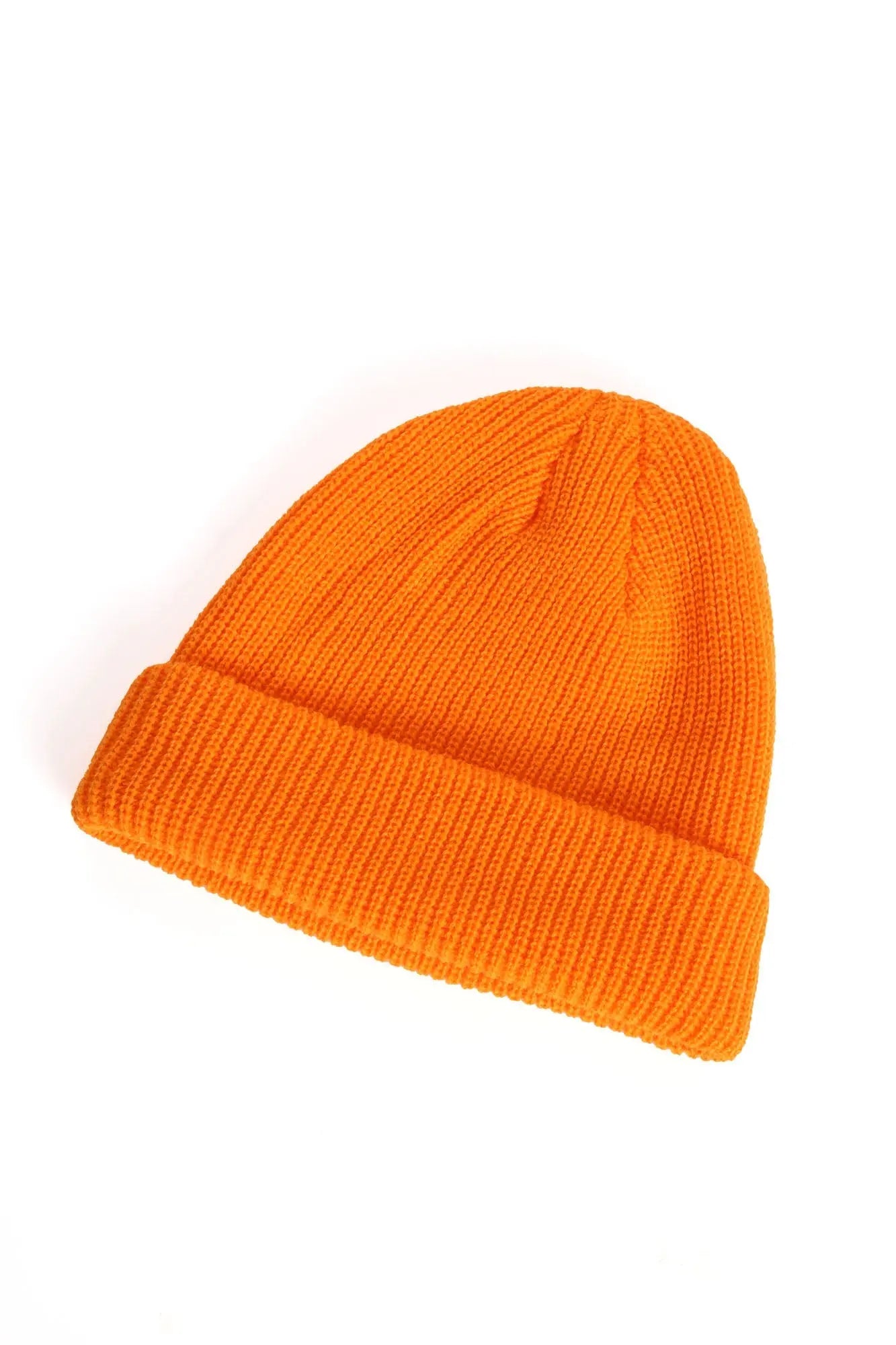 Ribbed Beanie - Orange Fashion Nova