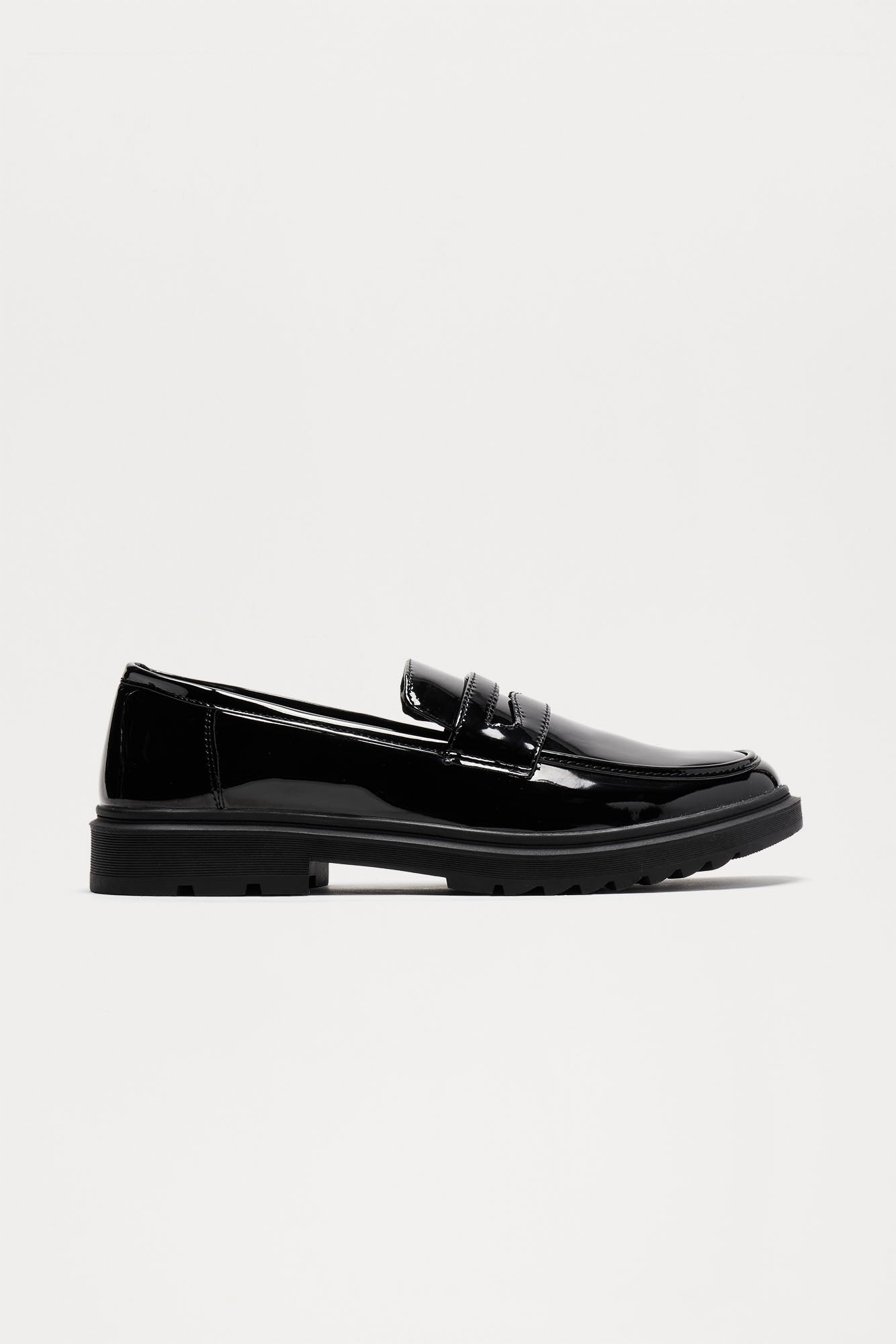Alvin Patent Loafer - Black Fashion Nova