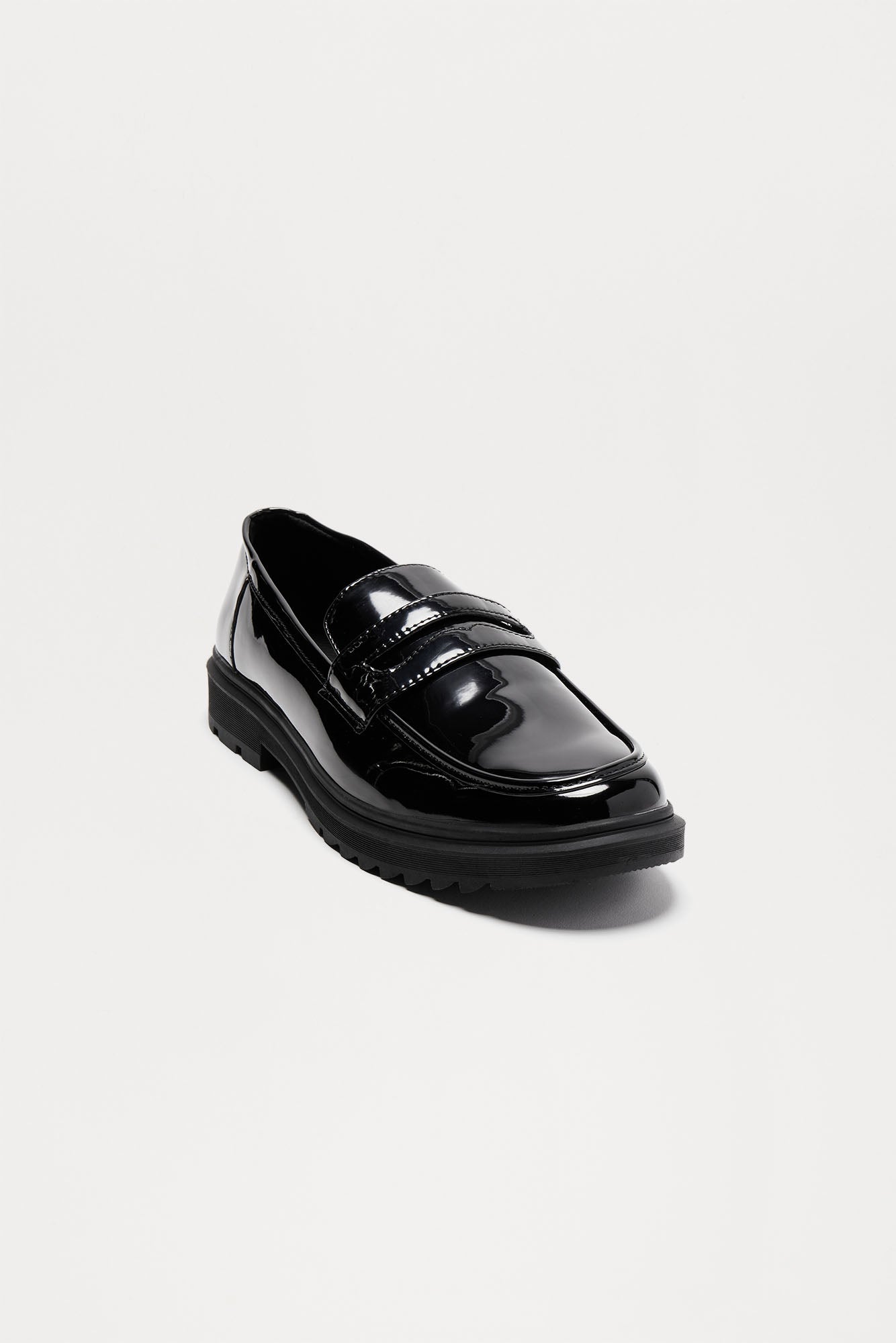 Alvin Patent Loafer - Black Fashion Nova