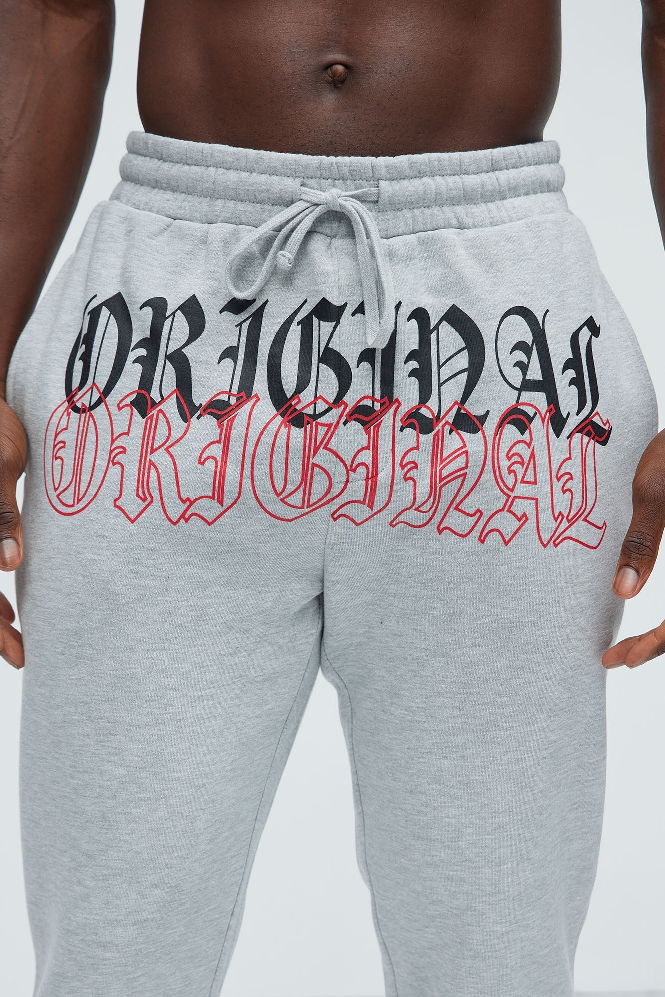 Tyson Original Skinny Flare Sweatpants - Heather Grey Fashion Nova