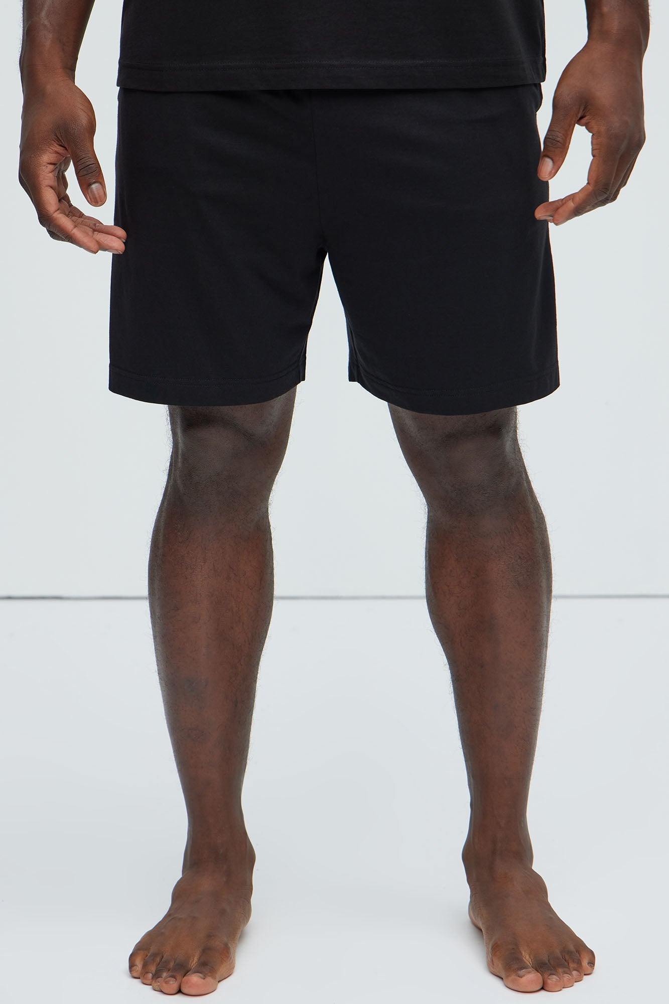 Essential Modal Lounge Shorts - Black Fashion Nova
