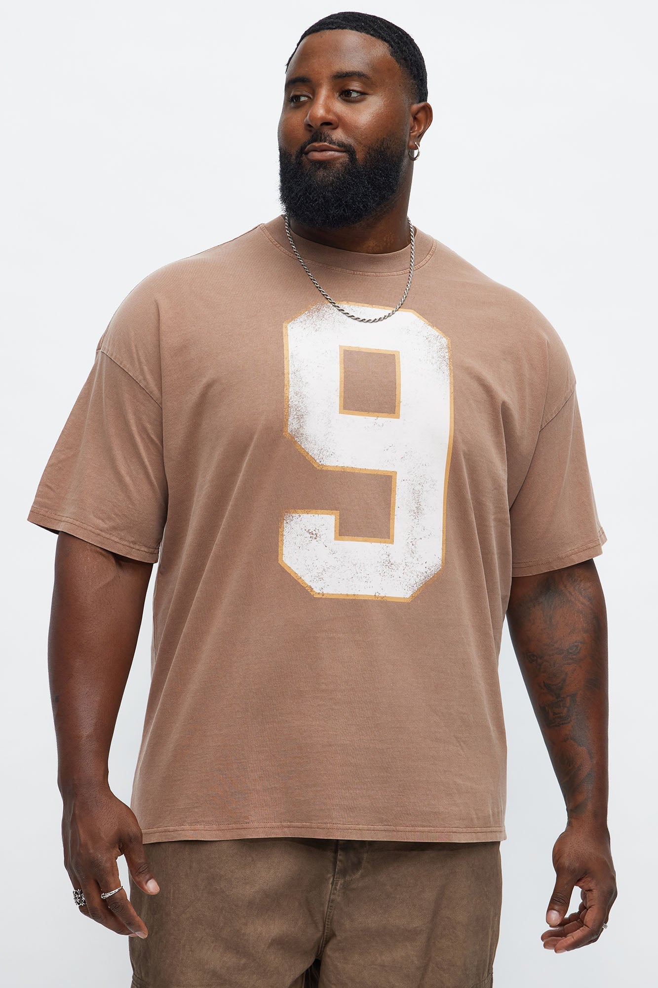 Put Me On Coach Oversized Short Sleeve Tee - Brown Fashion Nova