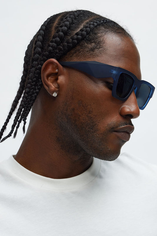 Sun Drop Sunglasses - Blue Fashion Nova