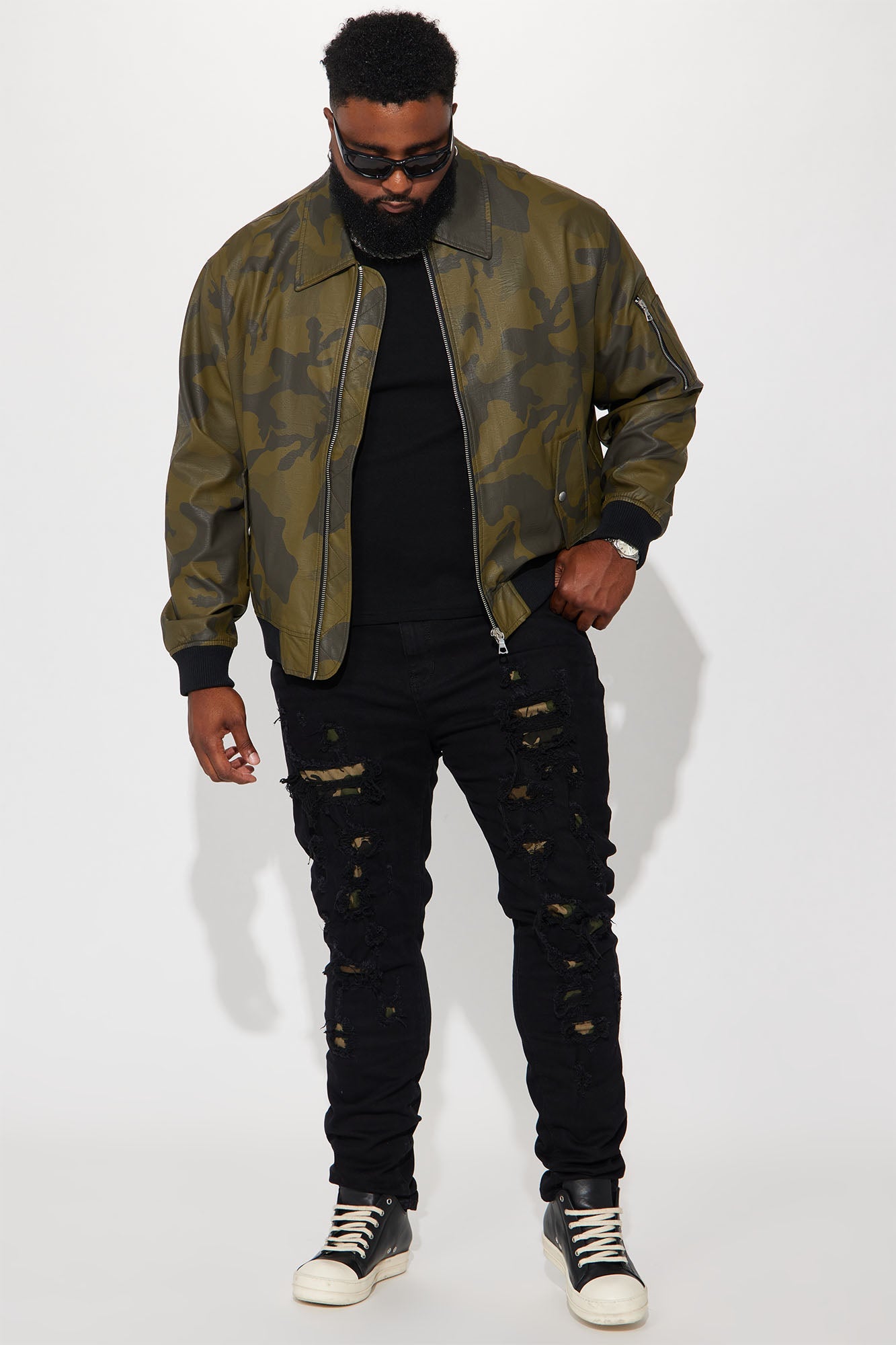 Every Step Of The Way Camo Bomber Jacket - Camouflage Fashion Nova