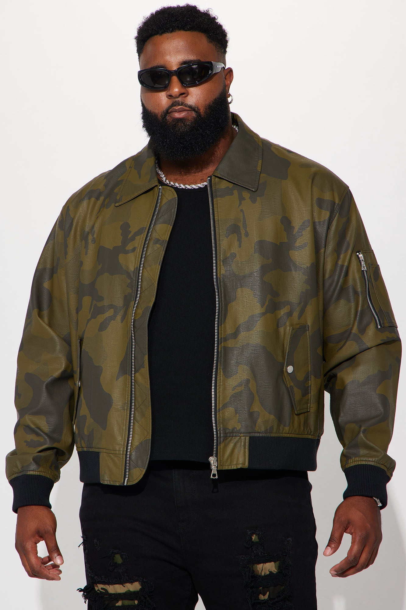 Every Step Of The Way Camo Bomber Jacket - Camouflage Fashion Nova