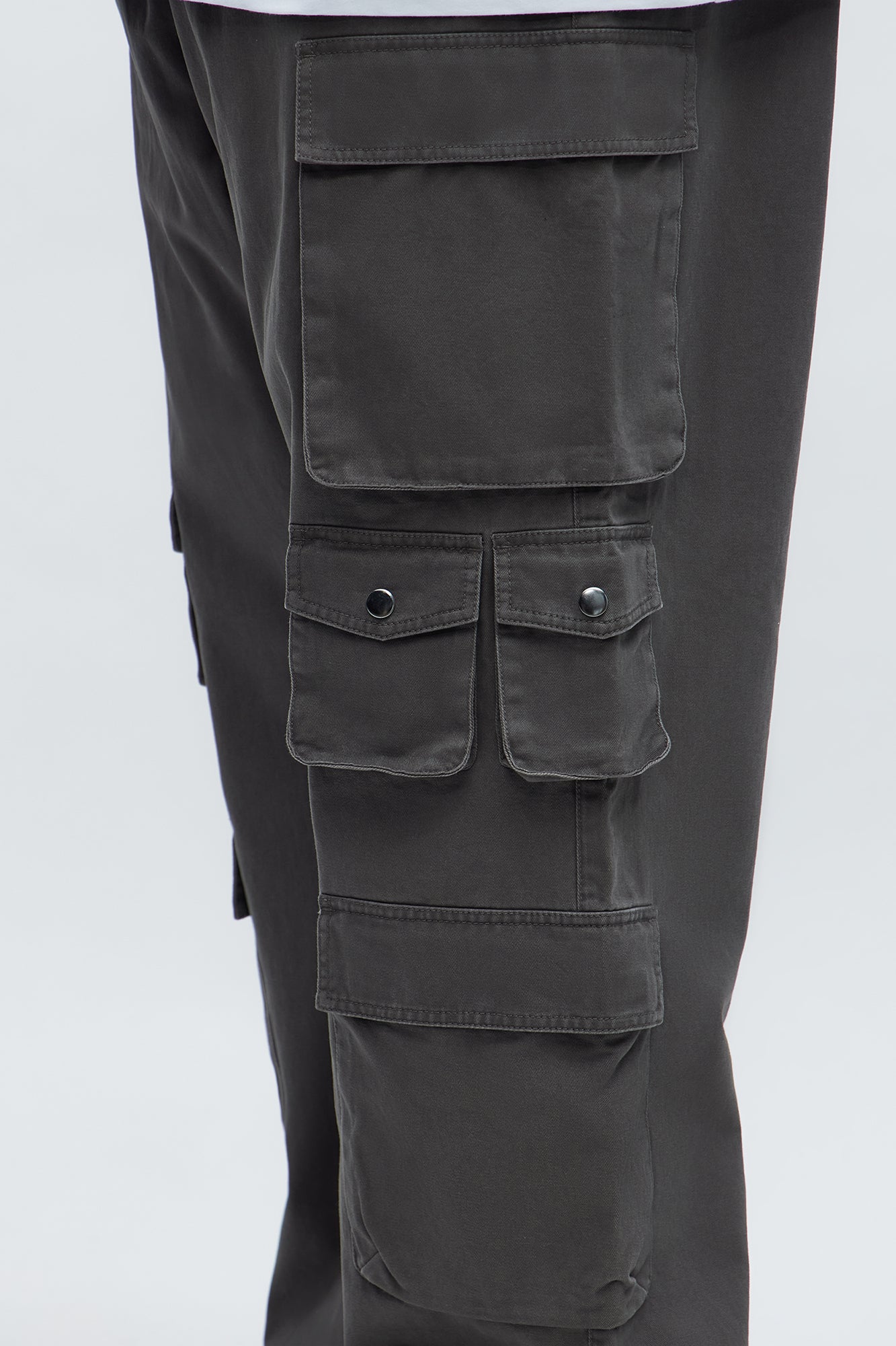 Straight Void Runner Cargo Pants - Charcoal Fashion Nova