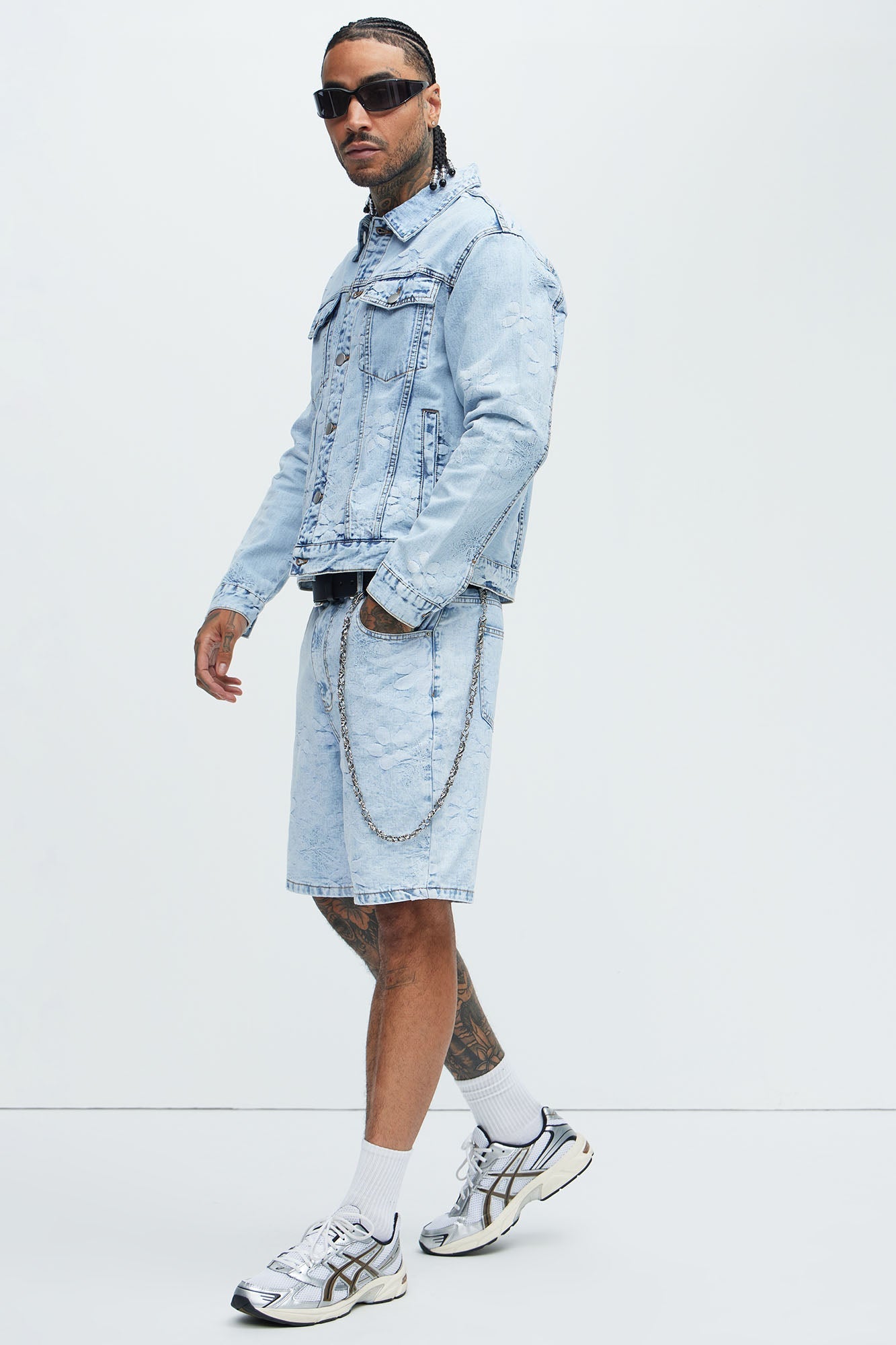 Kenneth Relaxed Denim Shorts - Light Wash Fashion Nova