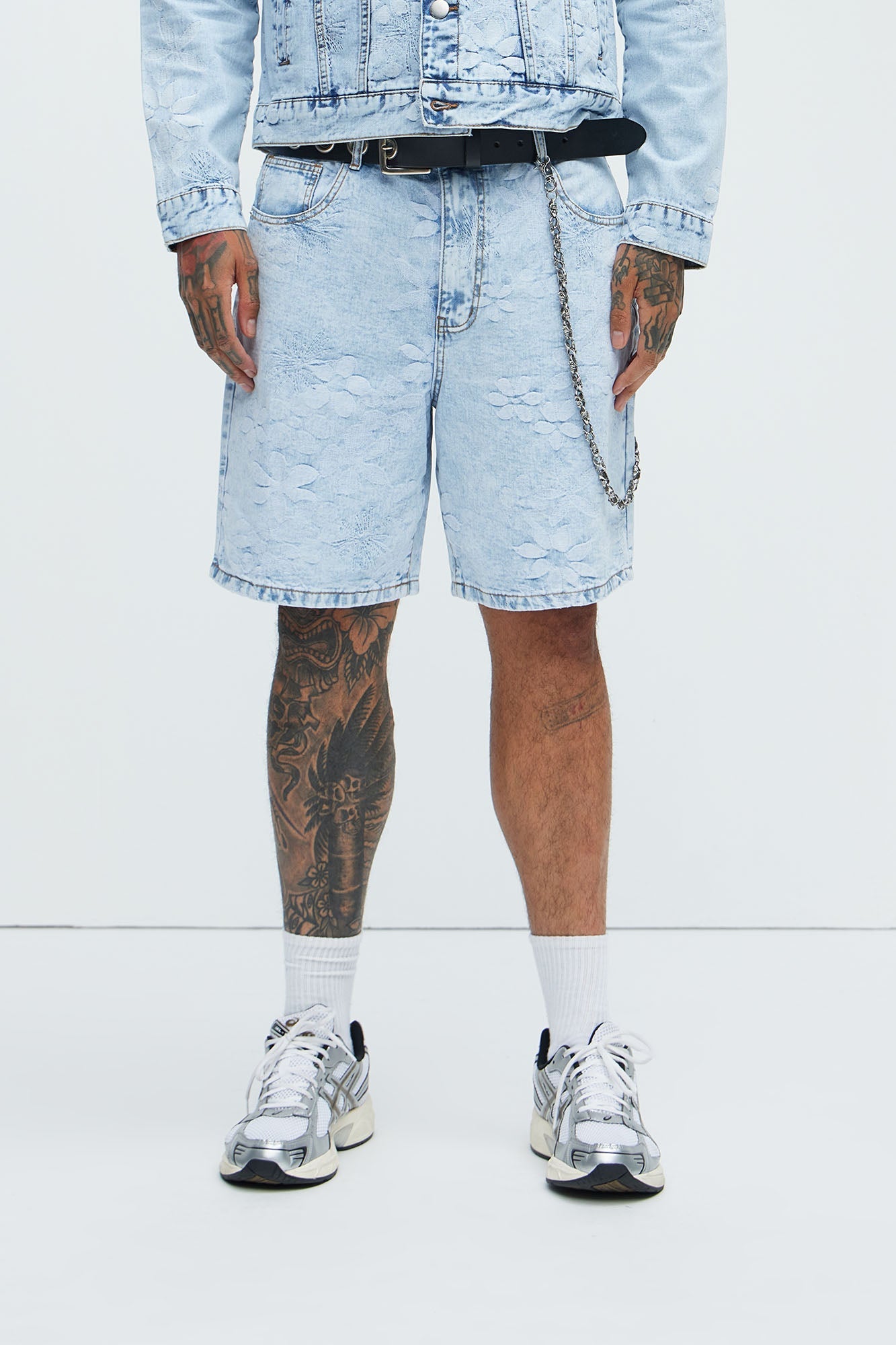 Kenneth Relaxed Denim Shorts - Light Wash Fashion Nova