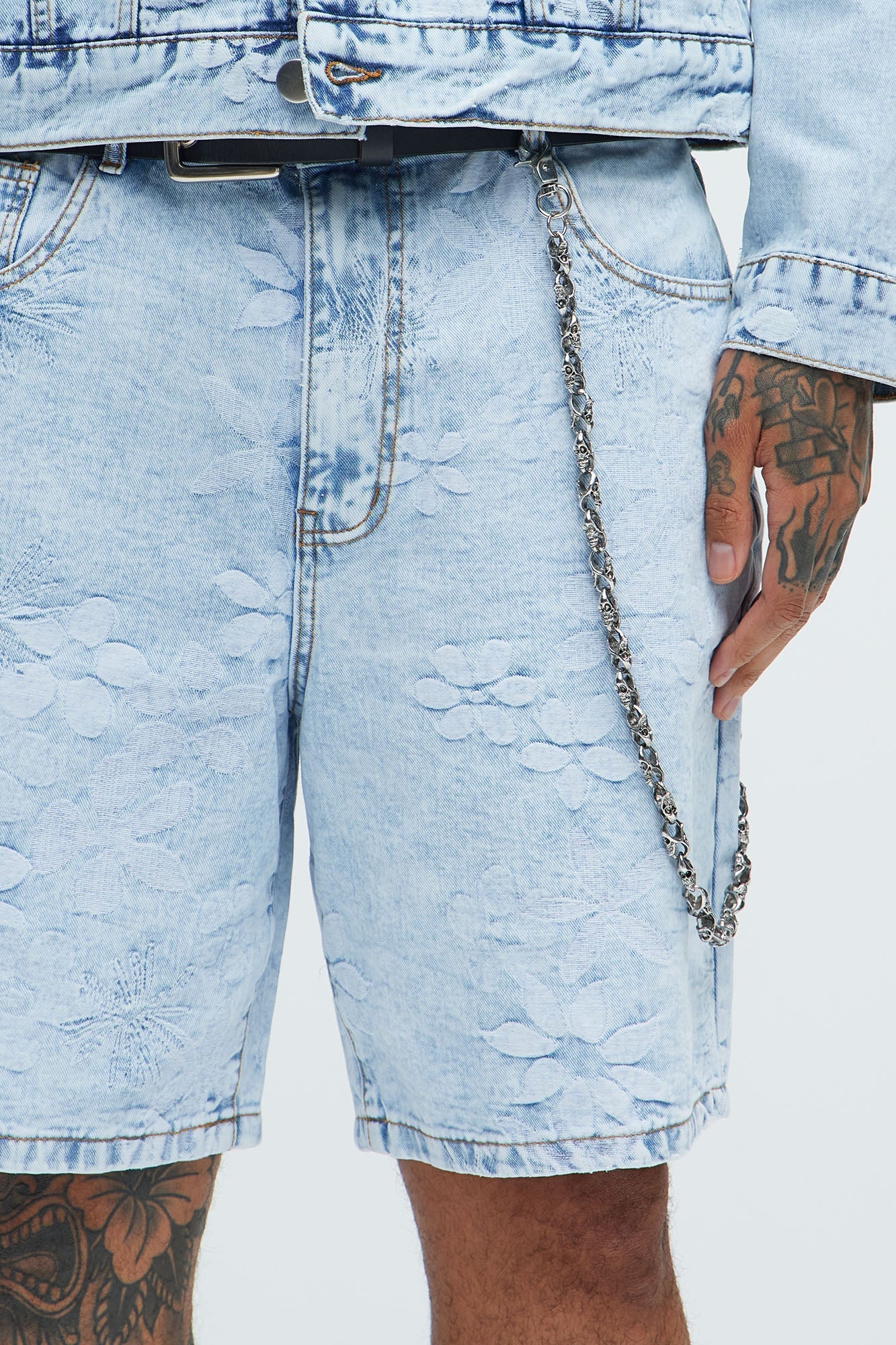 Kenneth Relaxed Denim Shorts - Light Wash Fashion Nova