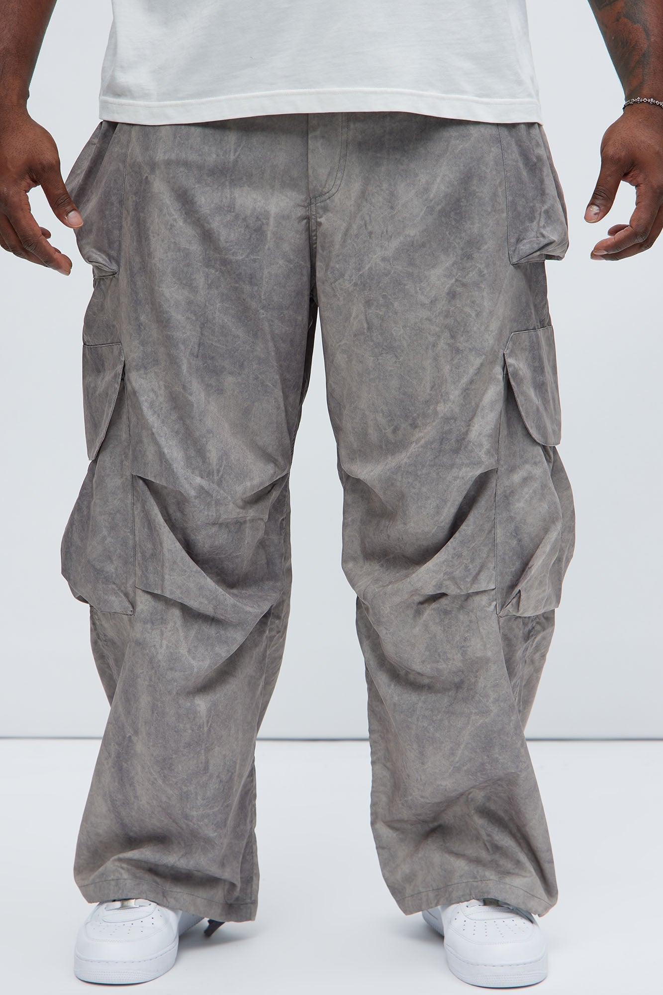 The Draco Marble Pants - Grey Fashion Nova