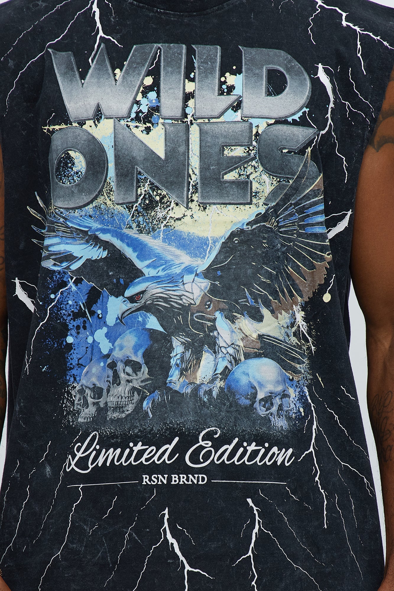 Wild Ones Muscle Tee - Black Fashion Nova
