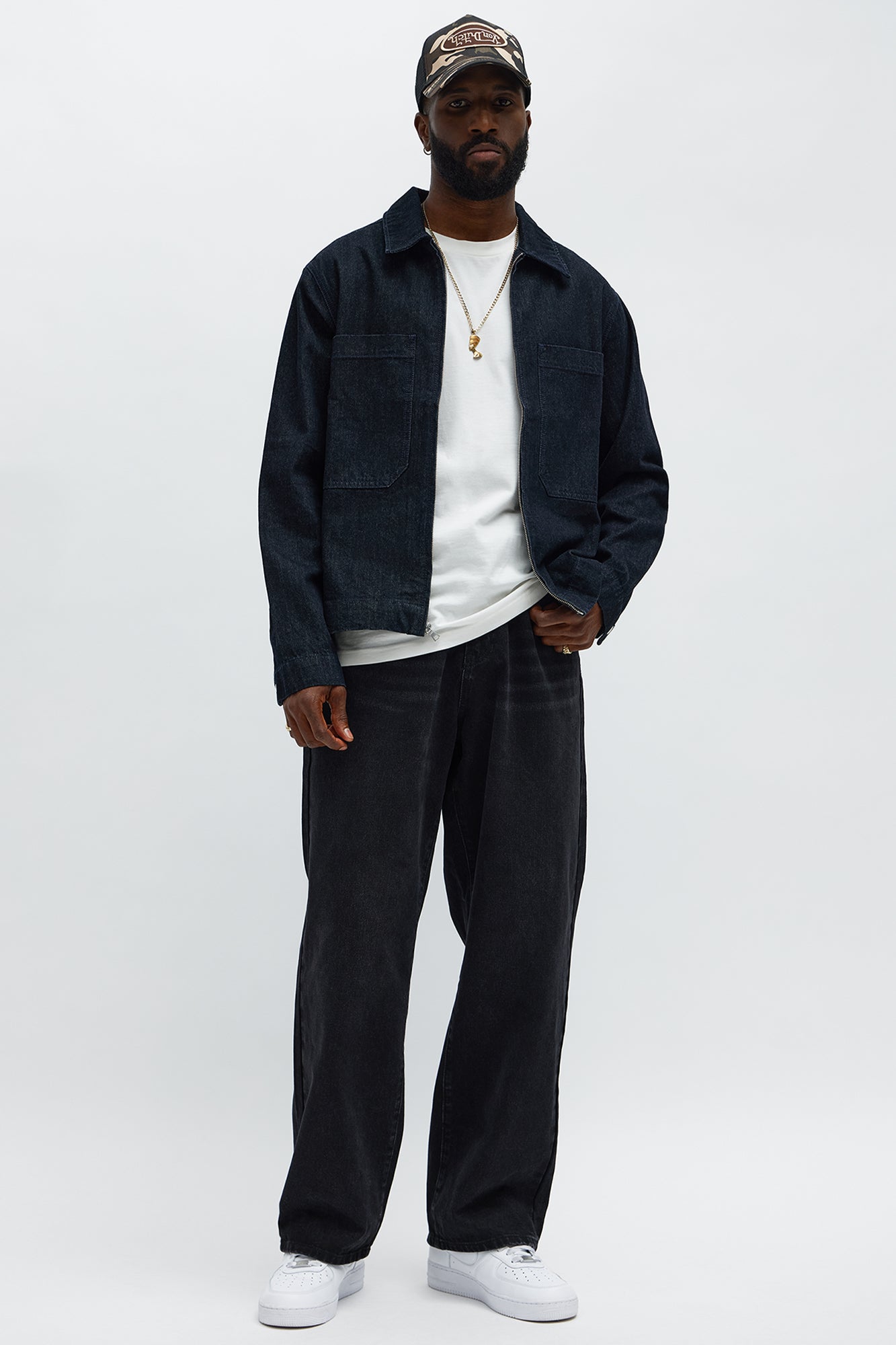 Midnight Rider Work Denim Jacket - Indigo Fashion Nova