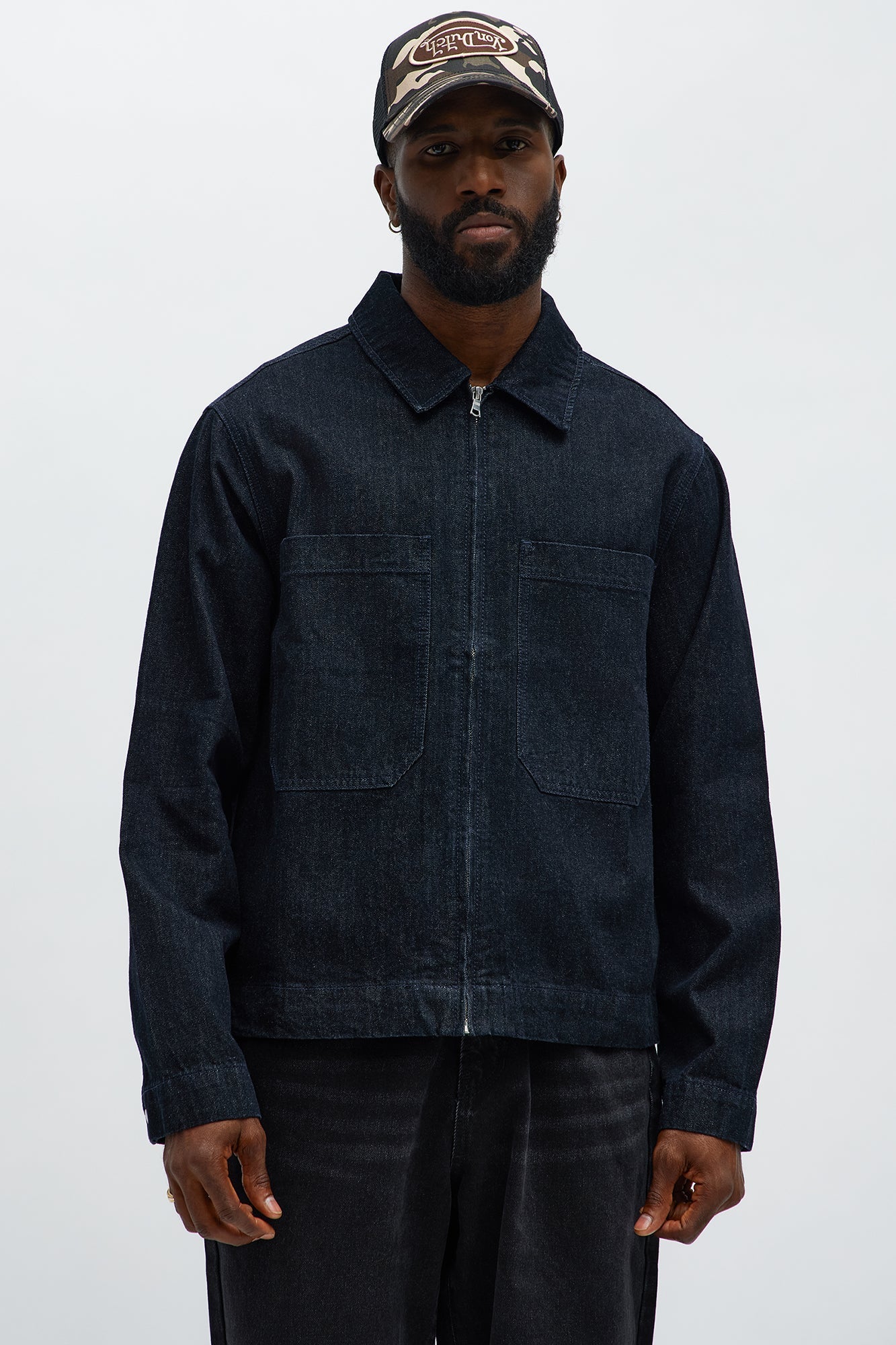 Midnight Rider Work Denim Jacket - Indigo Fashion Nova