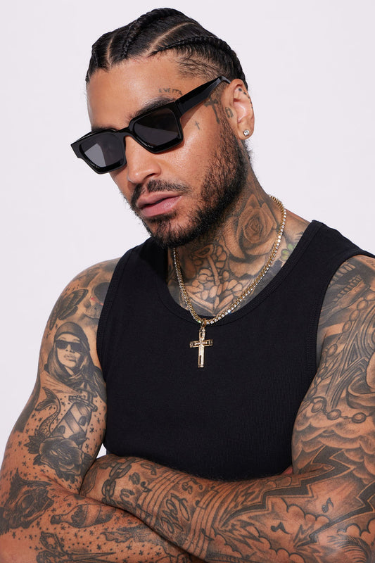 Good Vibes Sunglasses - Black Fashion Nova